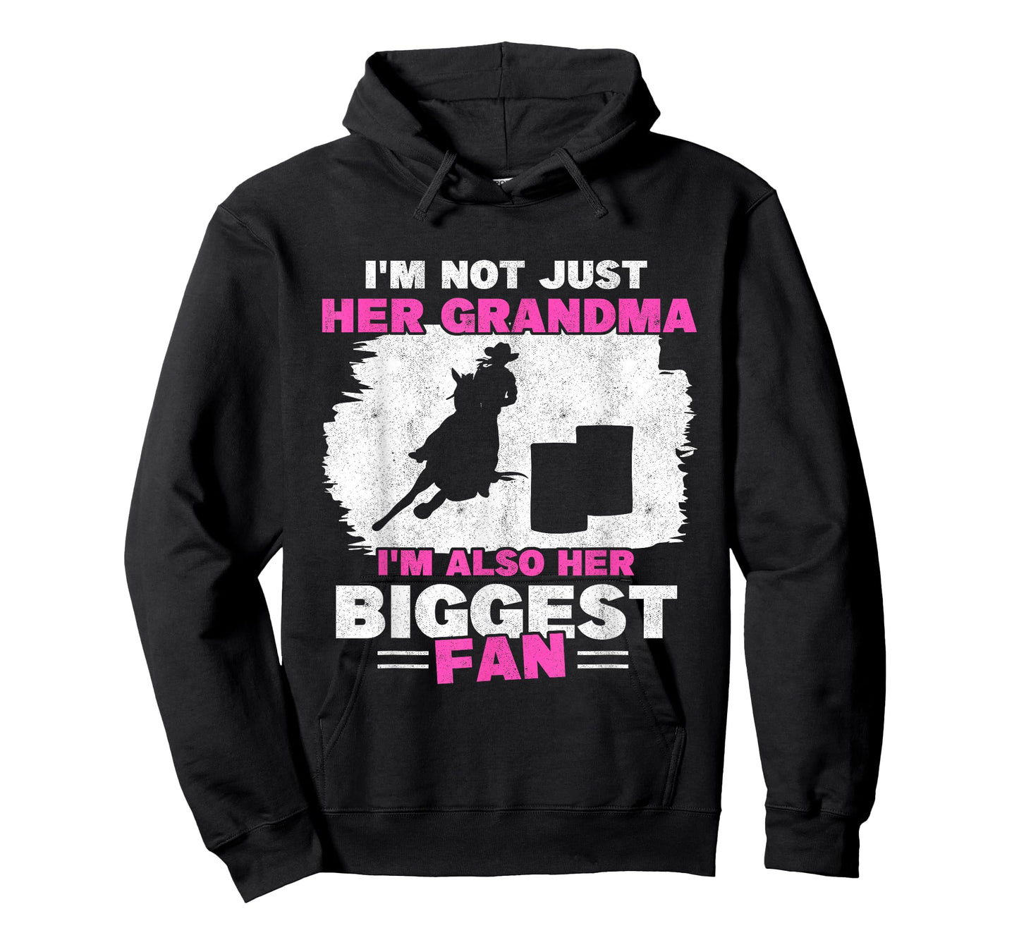 Grandma of Barrel Racer Biggest Fan Horse Barrel Racing T-Shirt