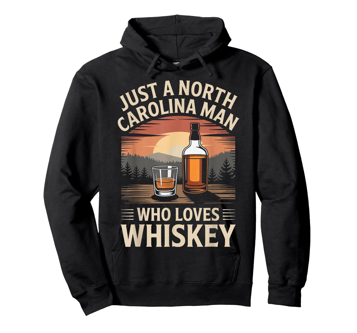 Just A Carolina Man Who Loves Whiskey T-Shirt