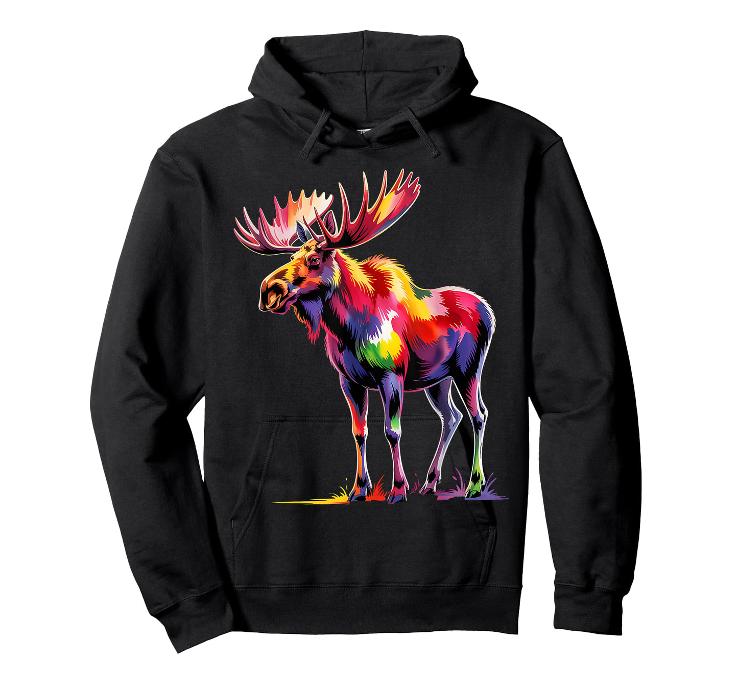 Moose Colorful Pop Art Beautiful Moose Lovers for Men Women T-Shirt