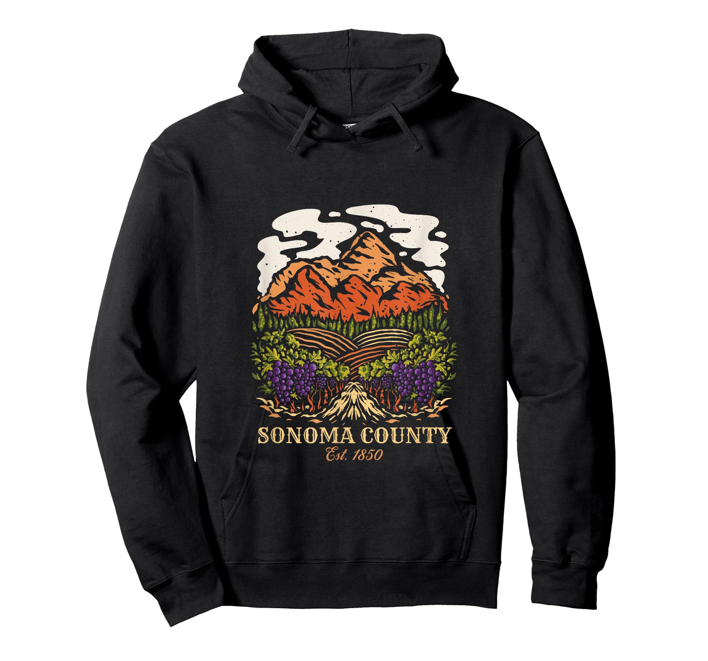 Sonoma County Vineyard California Winery Wine Lover T-Shirt