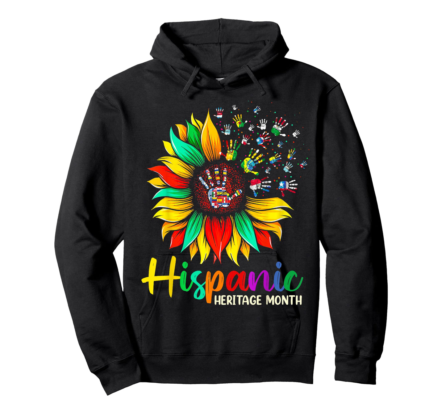 National Hispanic Heritage Month Sunflower All Countries T-Shirt