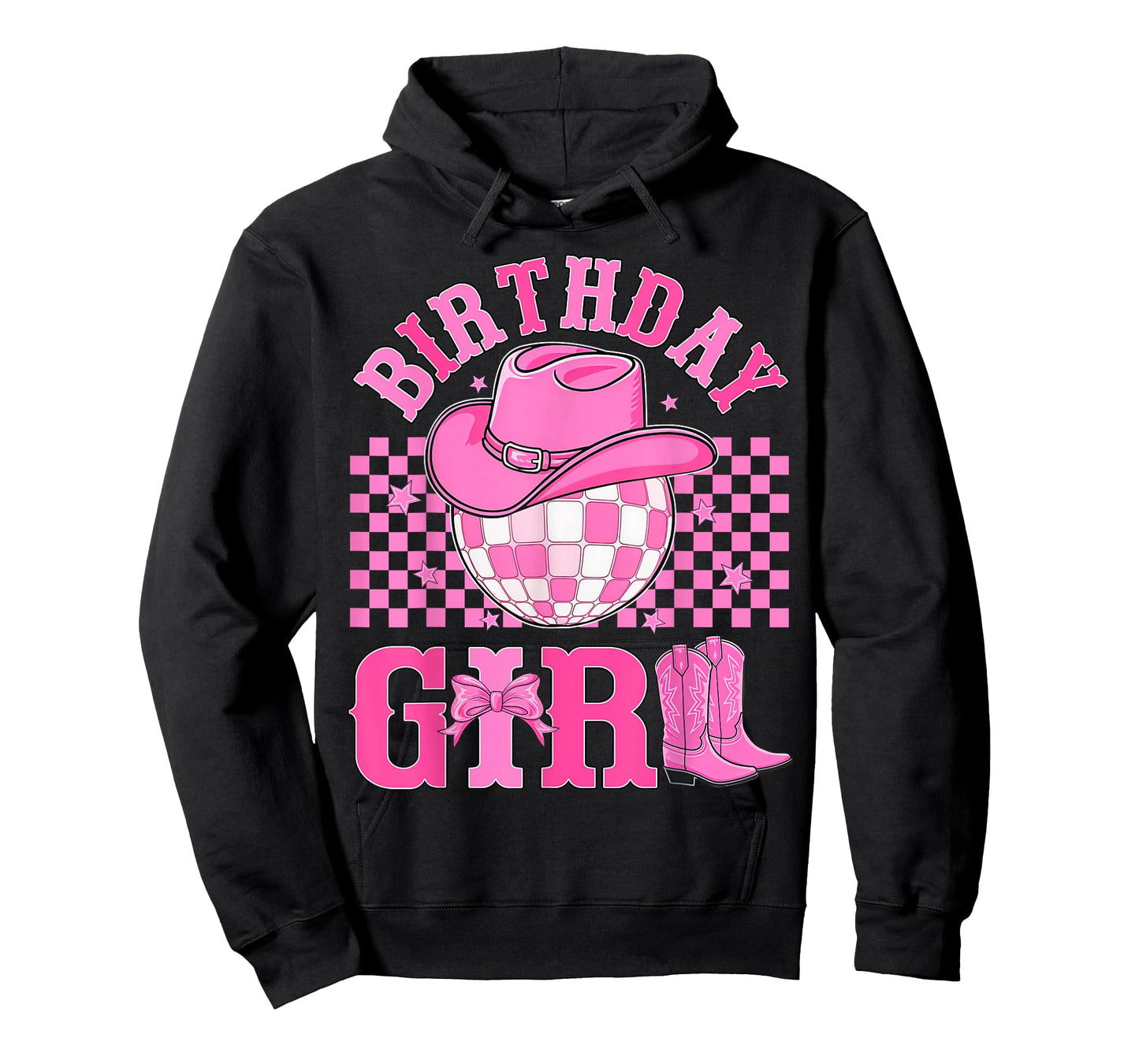 Birthday Cowgirl Western Disco Birthday Girl Party T-Shirt