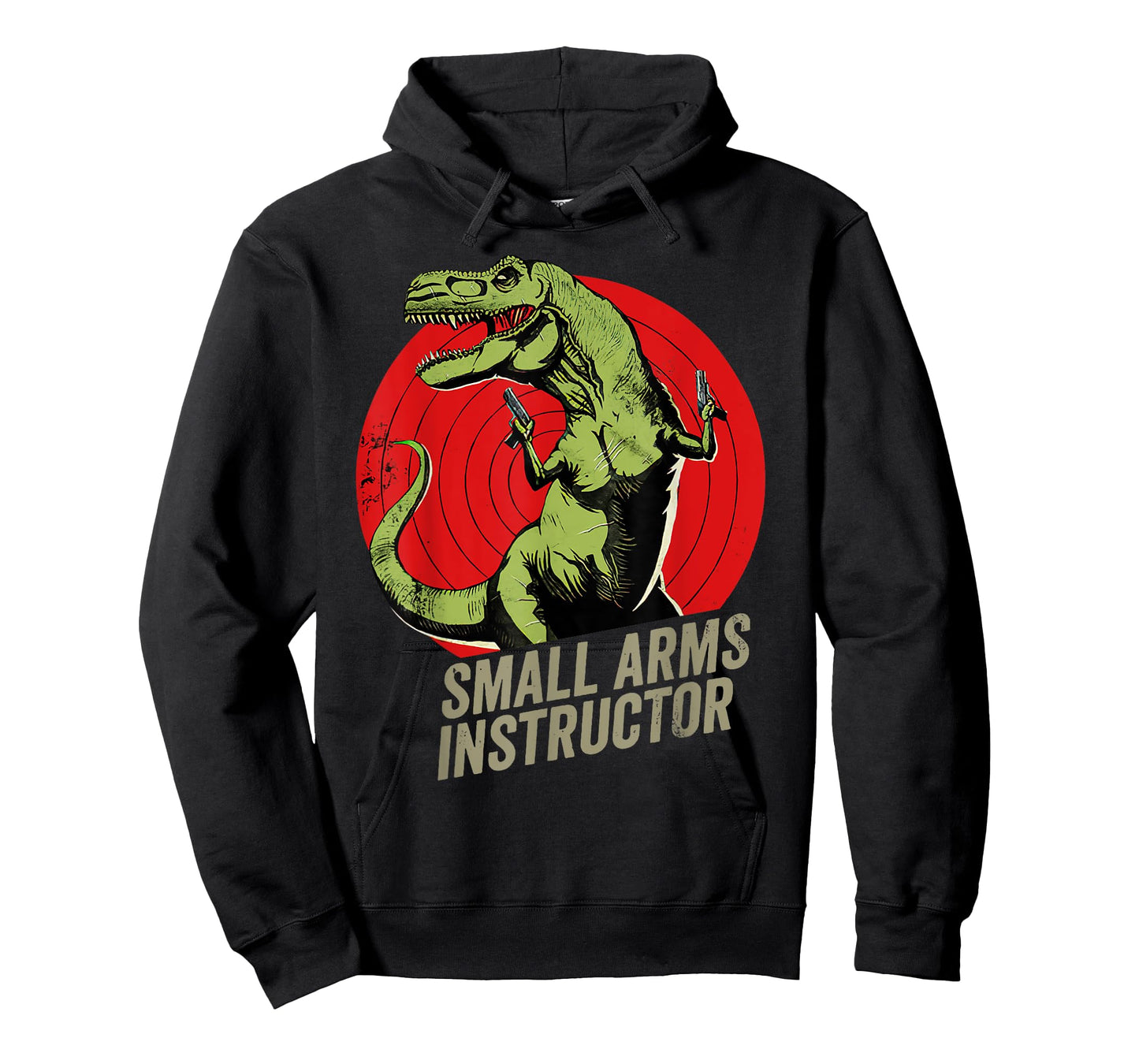 Small Arms Instructor Funny T-rex Dinosaur Gun T-Shirt