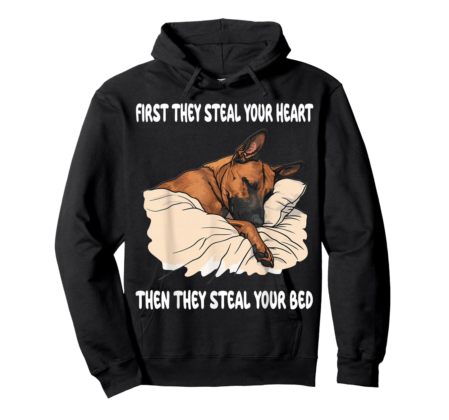 Belgian Malinois Sleeping Pajamas Nightgown T-Shirt