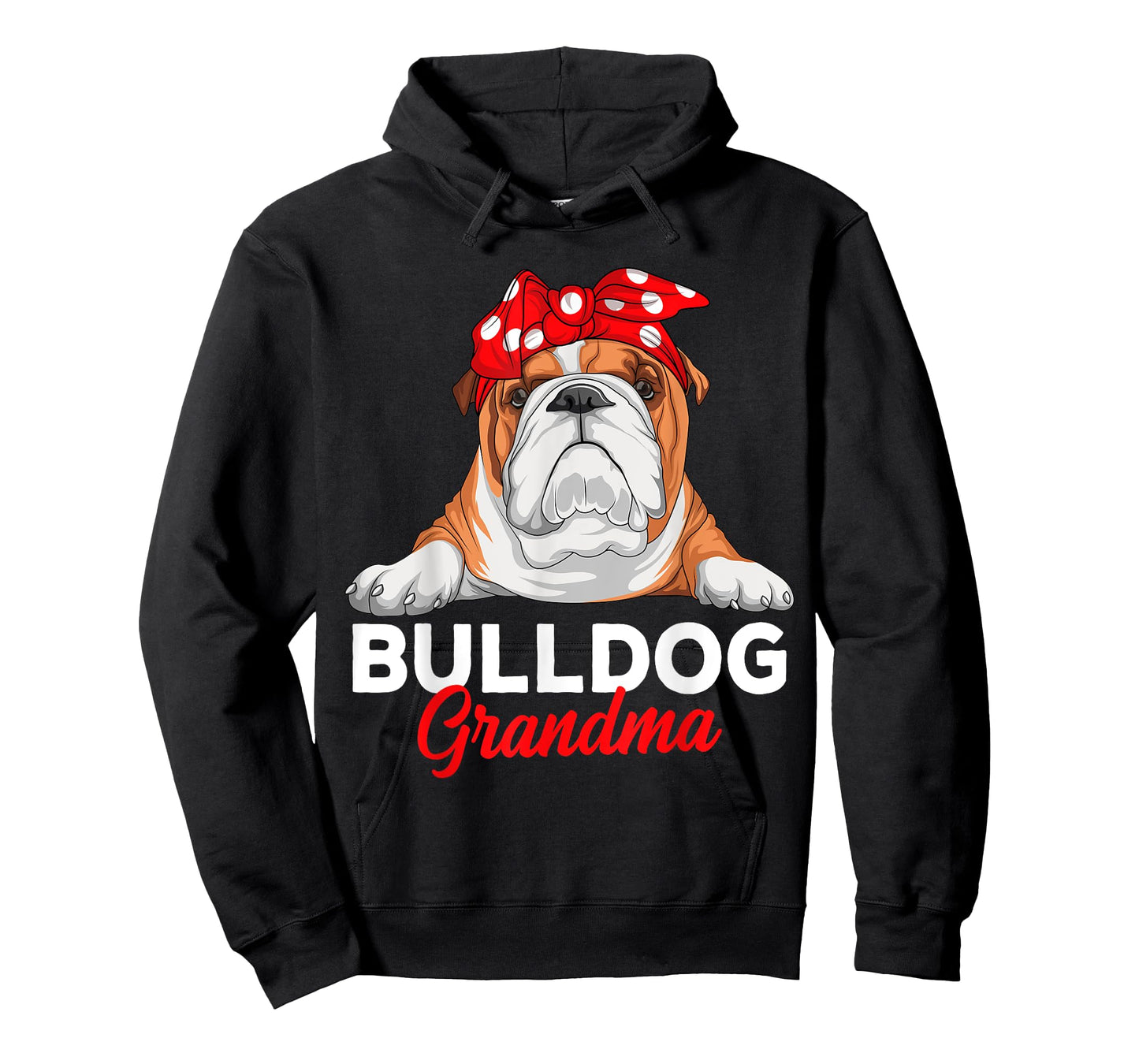 English Bulldog Grandma Dog Owner Funny Women T-Shirt