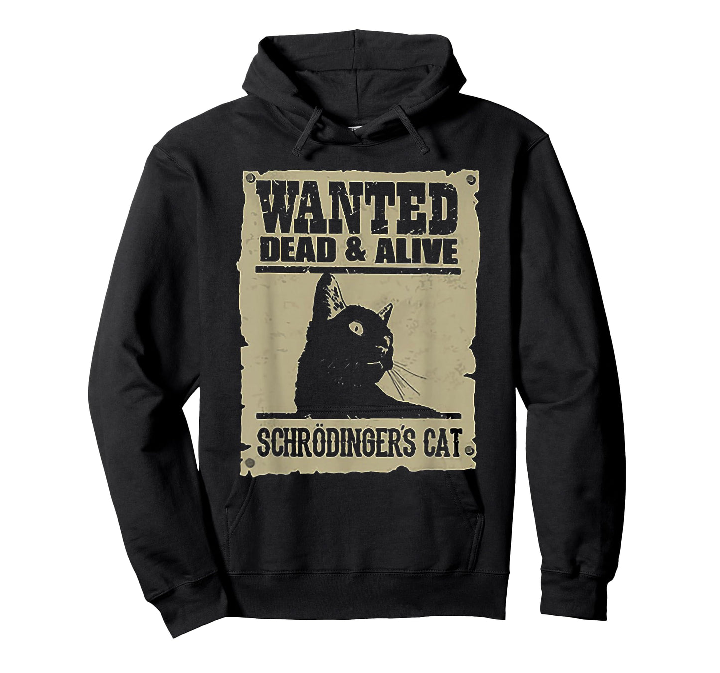 Wanted Dead and Alive Schrodinger's Cat T-Shirt