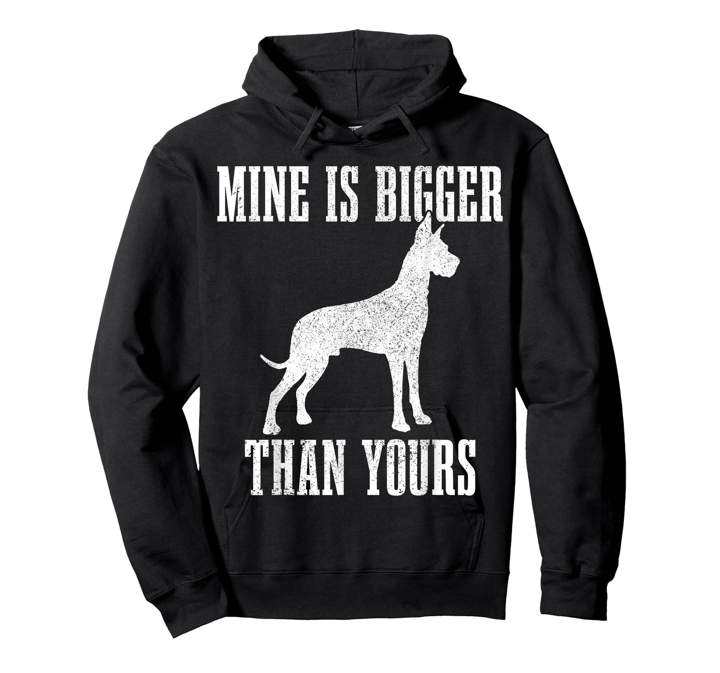 Great Dane Dog Mine is Bigger Than Yours Great Dane Mom Dad T-Shirt