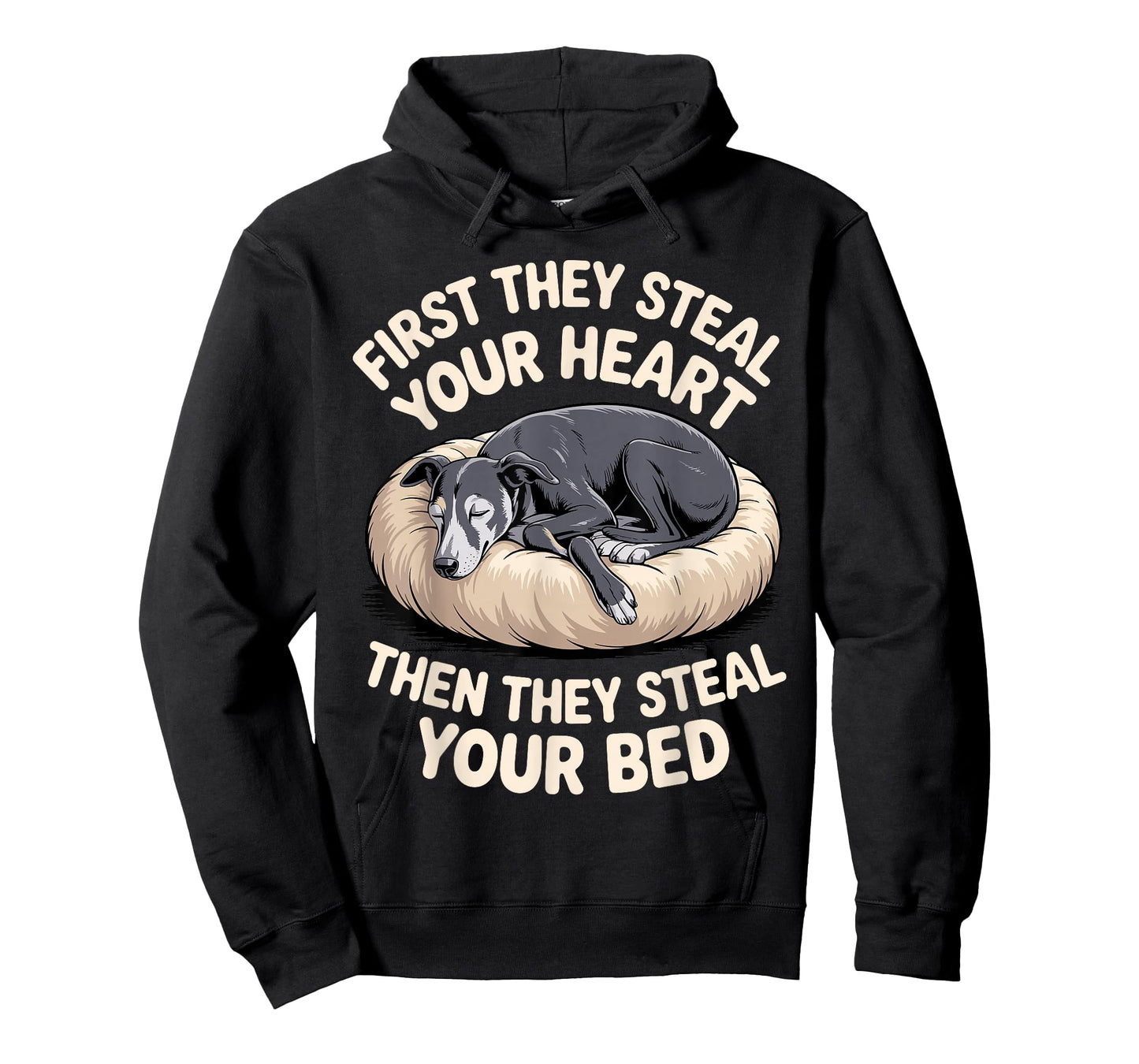 Funny Greyhound Art for Men Women Kids Puppy Greyhound Lover T-Shirt