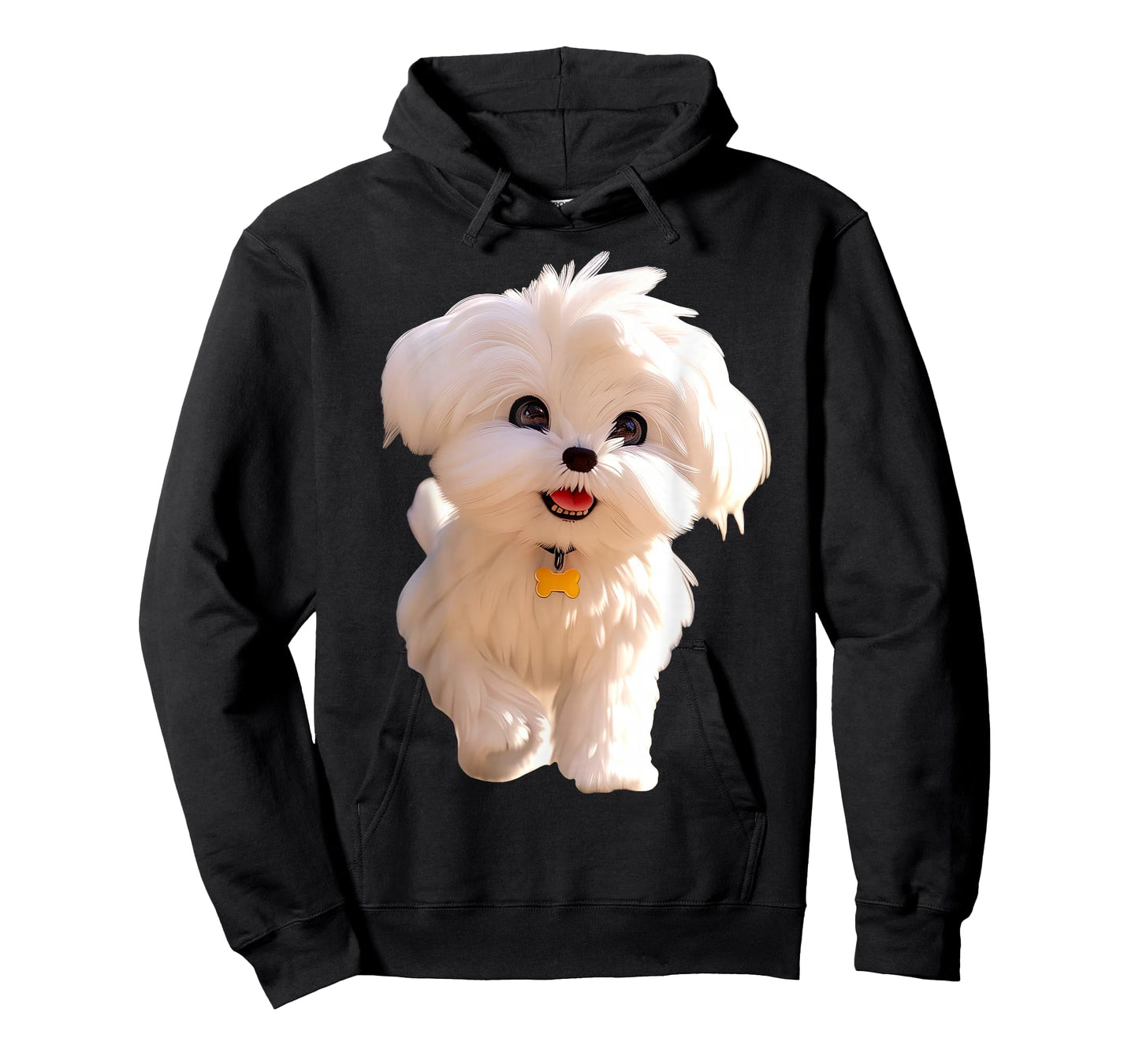 Maltese Dog Art Design I Love Cute Maltese Dogs T-Shirt
