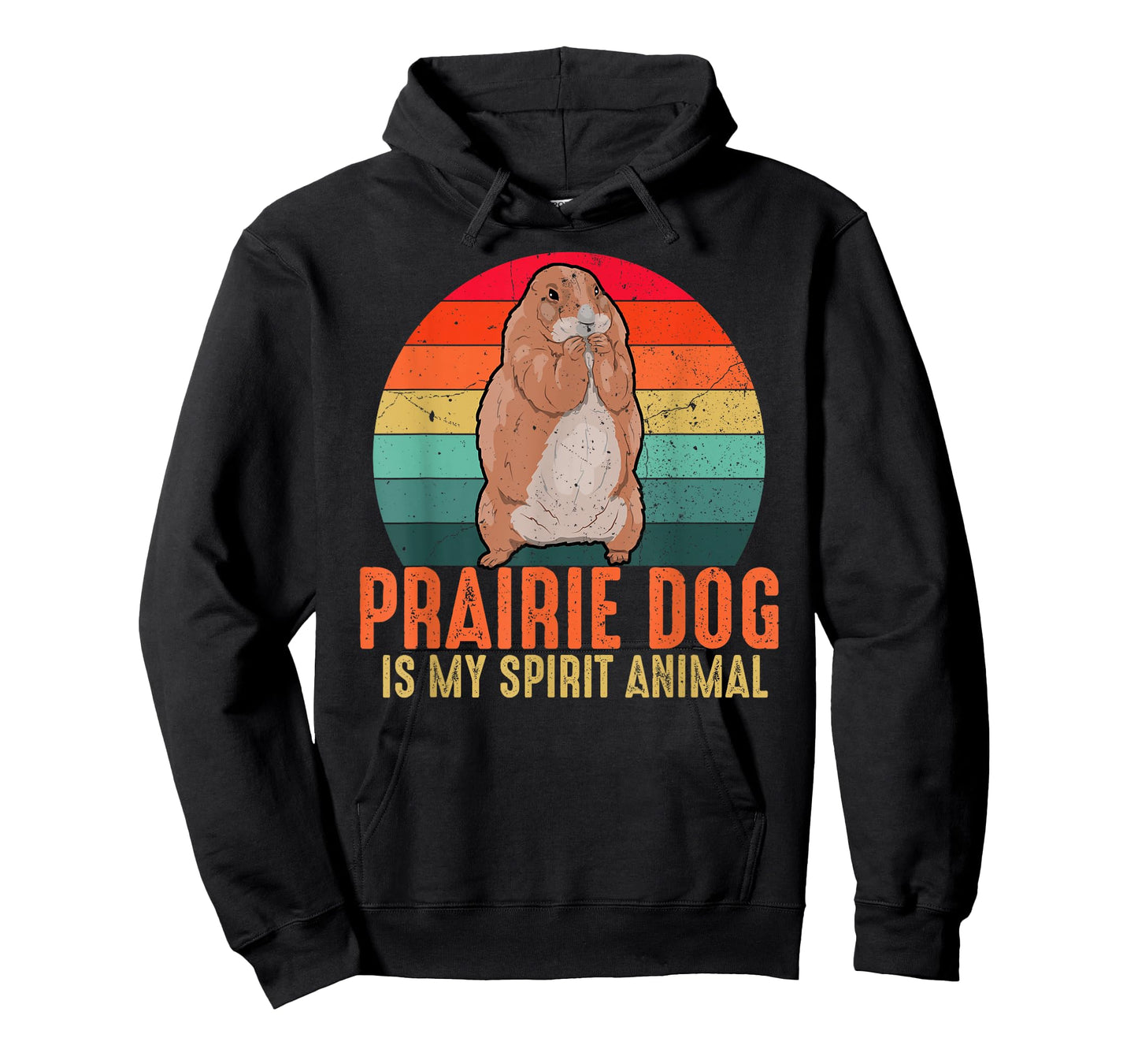 Prairie Dog Is My Spirit Animal Vintage Men Women Kids T-Shirt