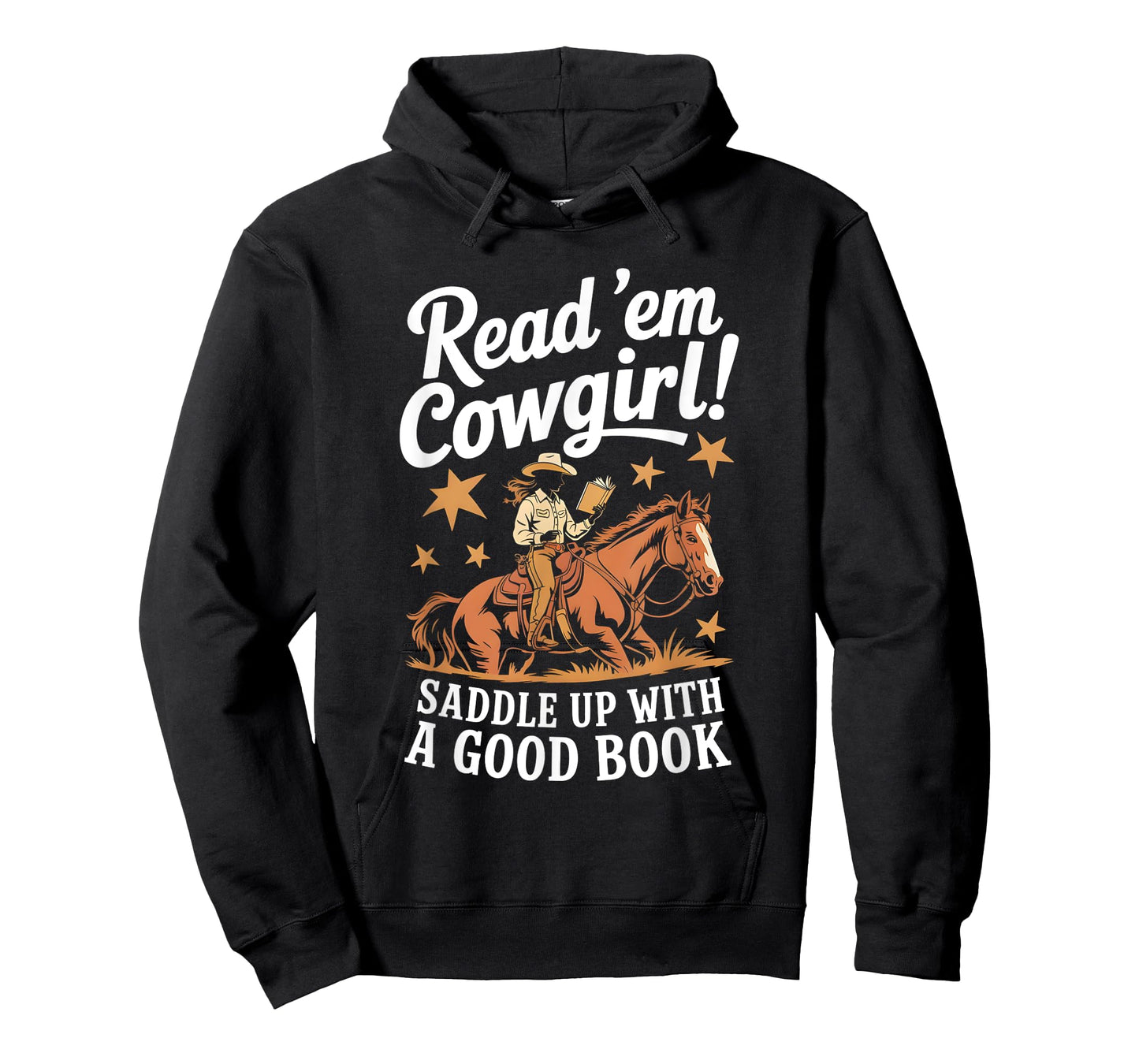 Read 'Em Cowgirl Saddle Up Rodeo Book Lover T-Shirt