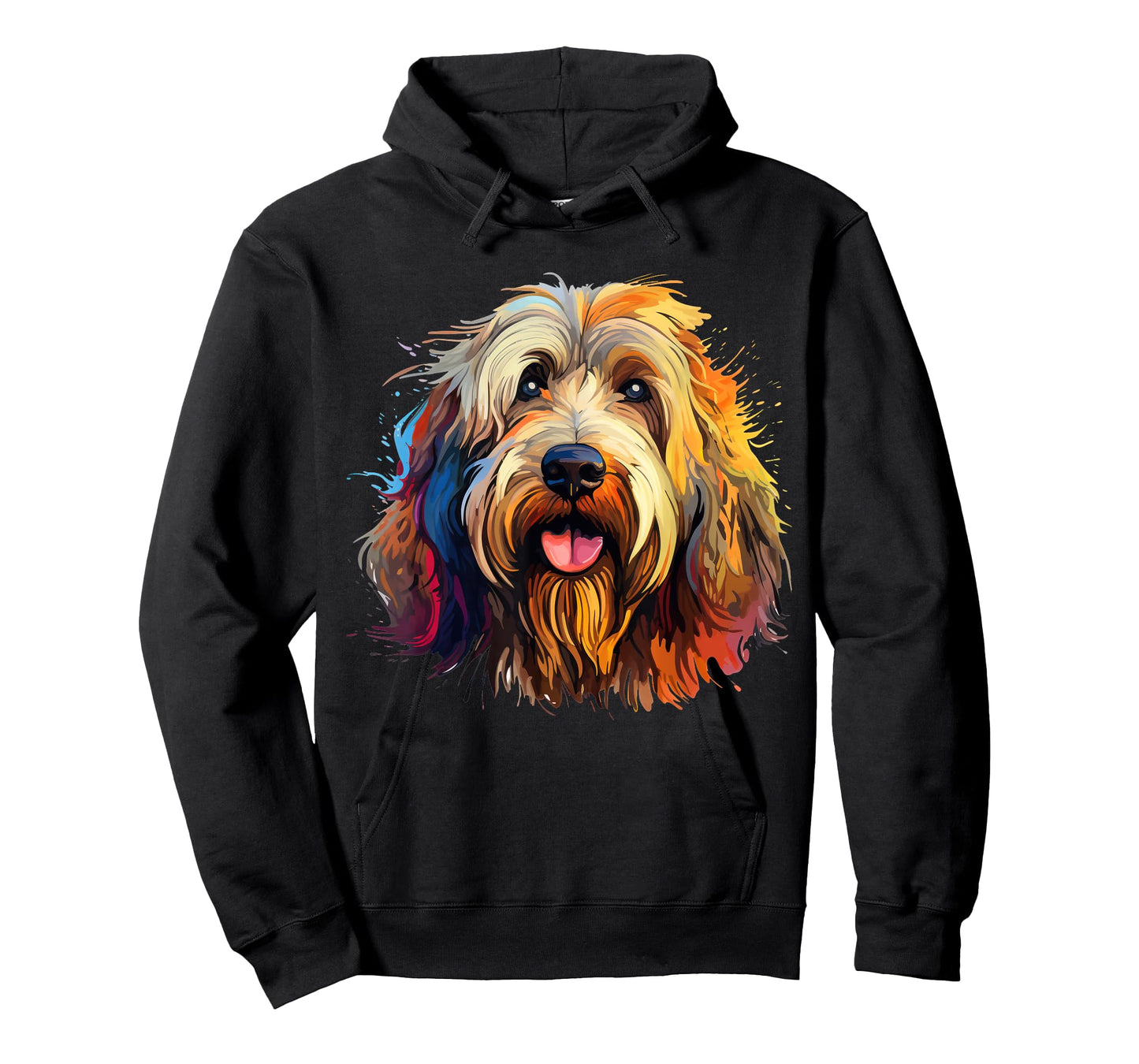Briard Portrait, Portrait Colour Artwork T-Shirt
