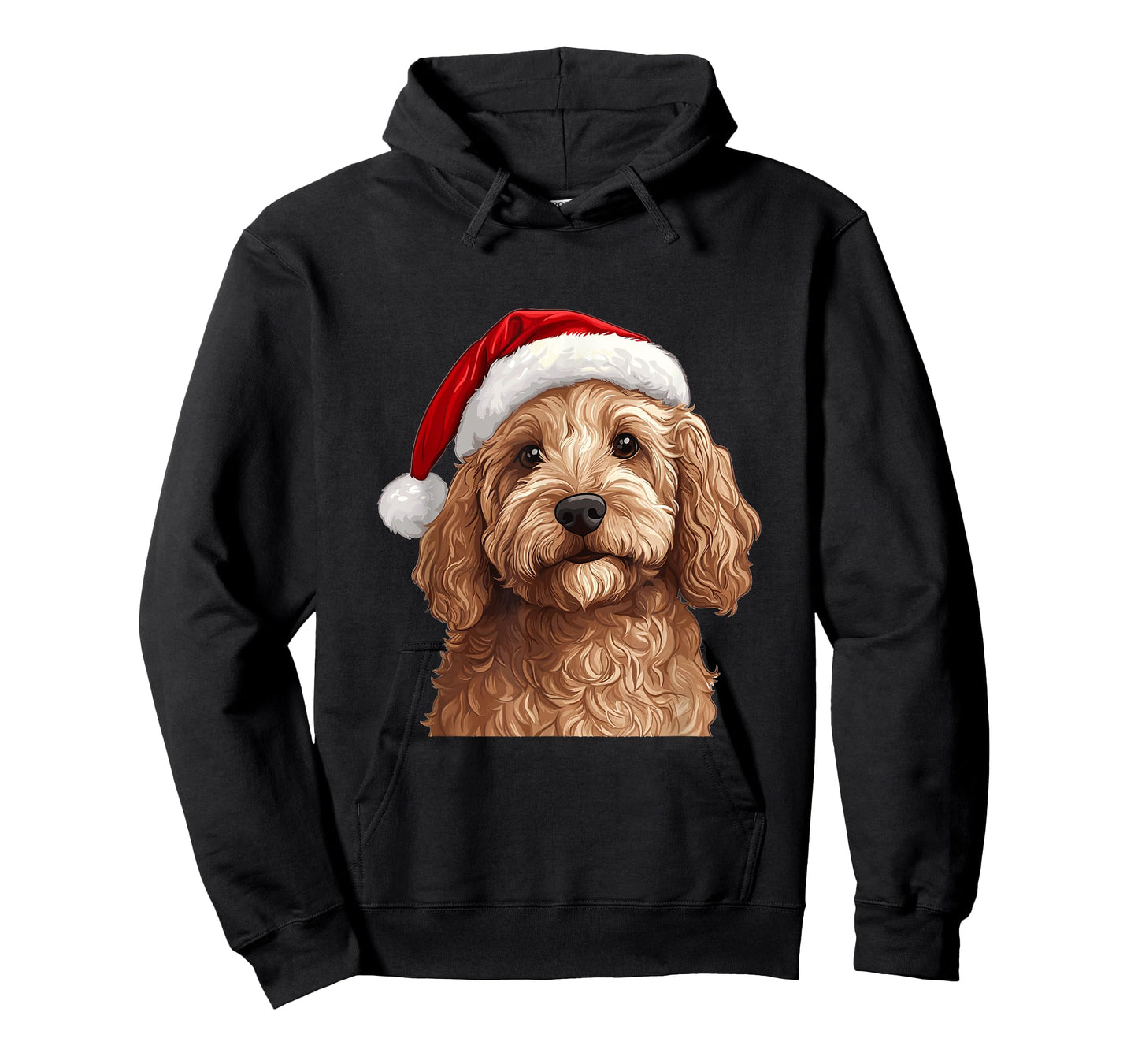 Cute Goldendoodle Dog Christmas Merry X-mas Graphic T-Shirt