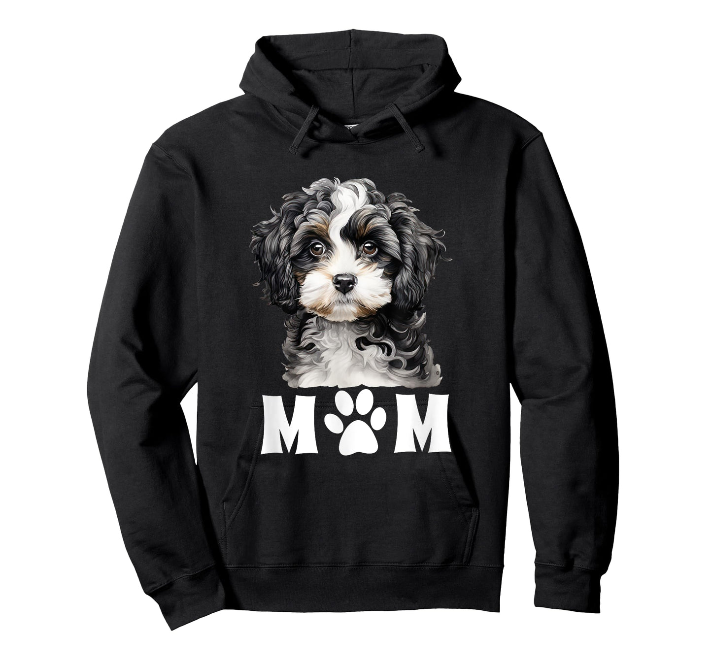 Dog Mom Mum Cute Cavapoo Maltipoo Cavachon Puppy Face Design Men Women T-Shirt