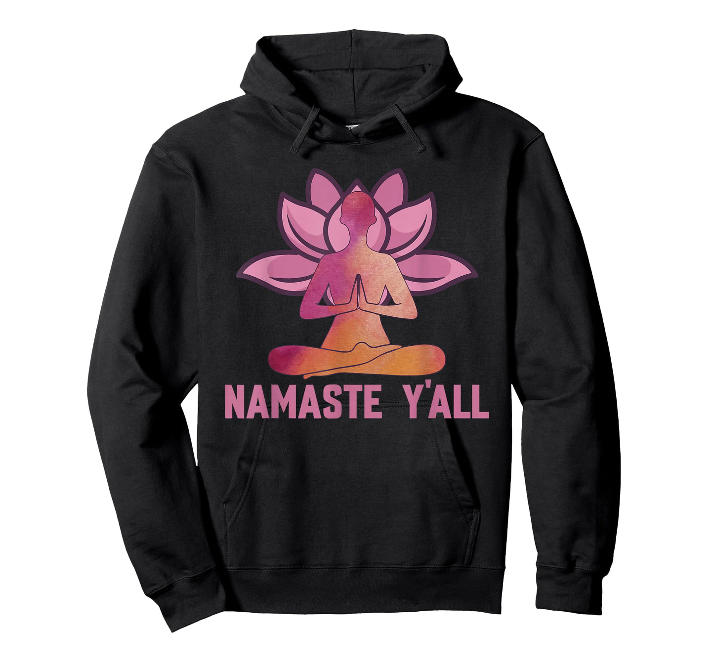 Namaste Y'all - Meditation & Yoga Lotus Flower Positivity T-Shirt