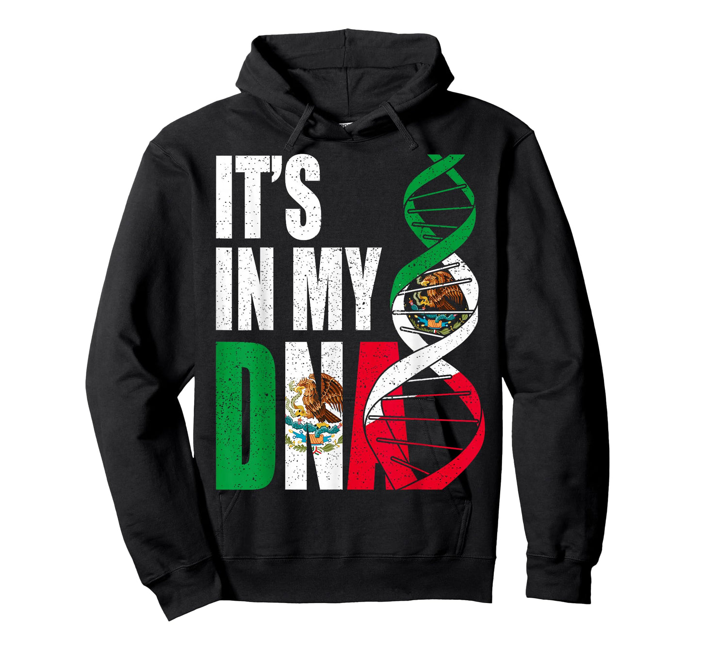 Mexico DNA Mexican Flag Proud Hispanic Men Women Kids Gift T-Shirt