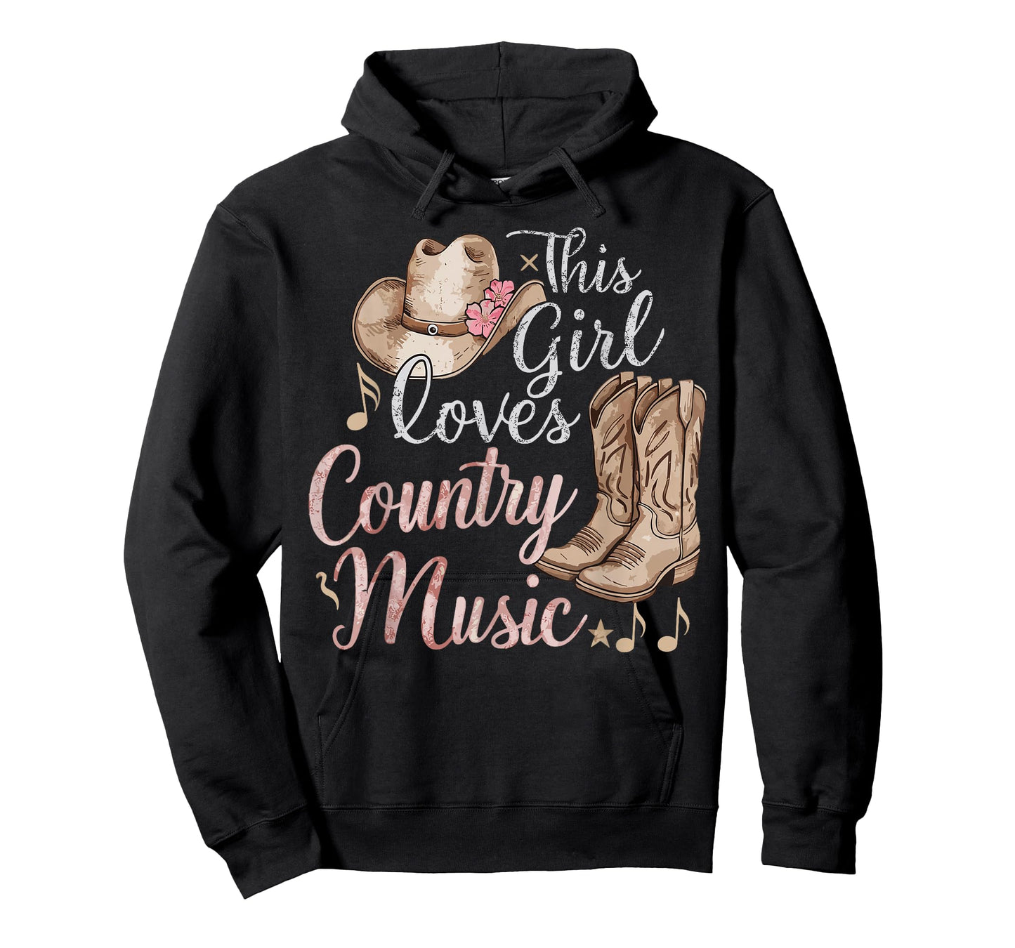 This Girl Loves Country Music T-Shirt