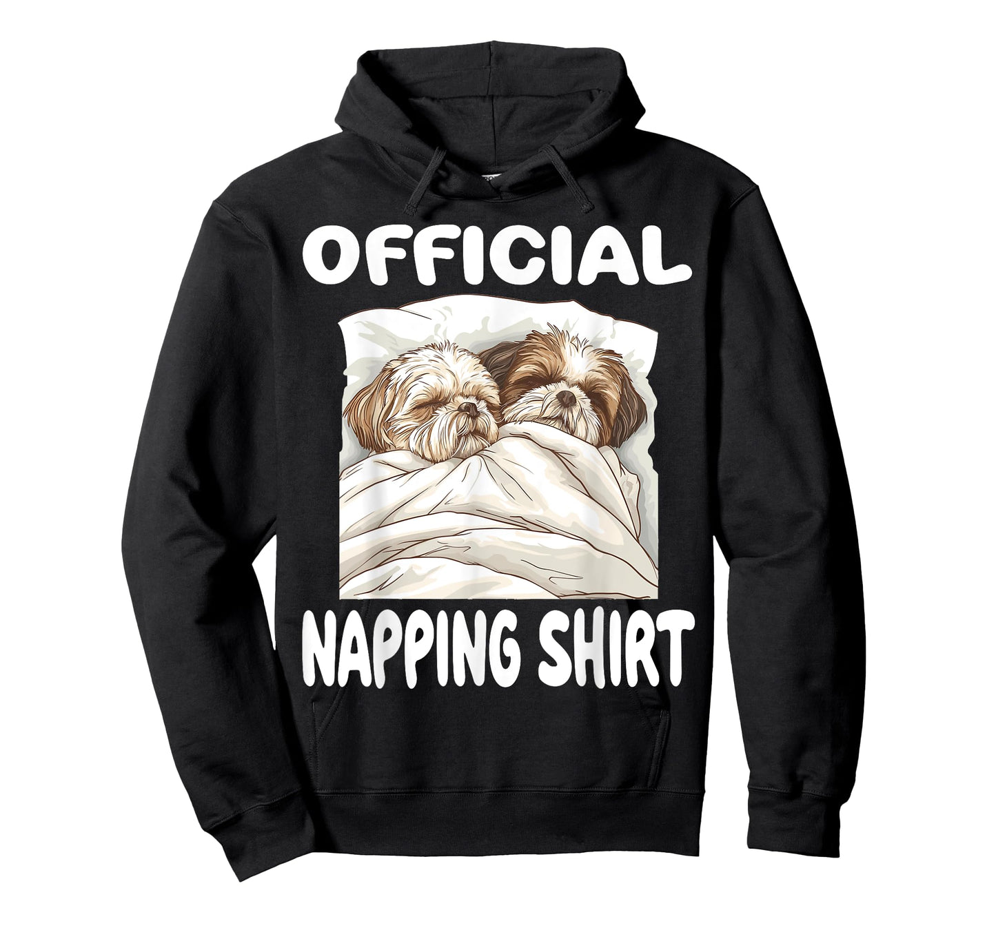 Shih Tzu Dog Official Napping shirt Pajamas Nightgown T-Shirt