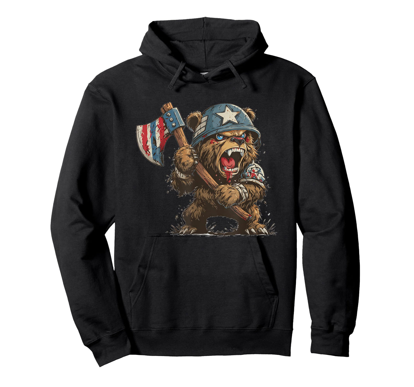 Battle Ready Bear Costume with Axe for Bears Lovers T-Shirt