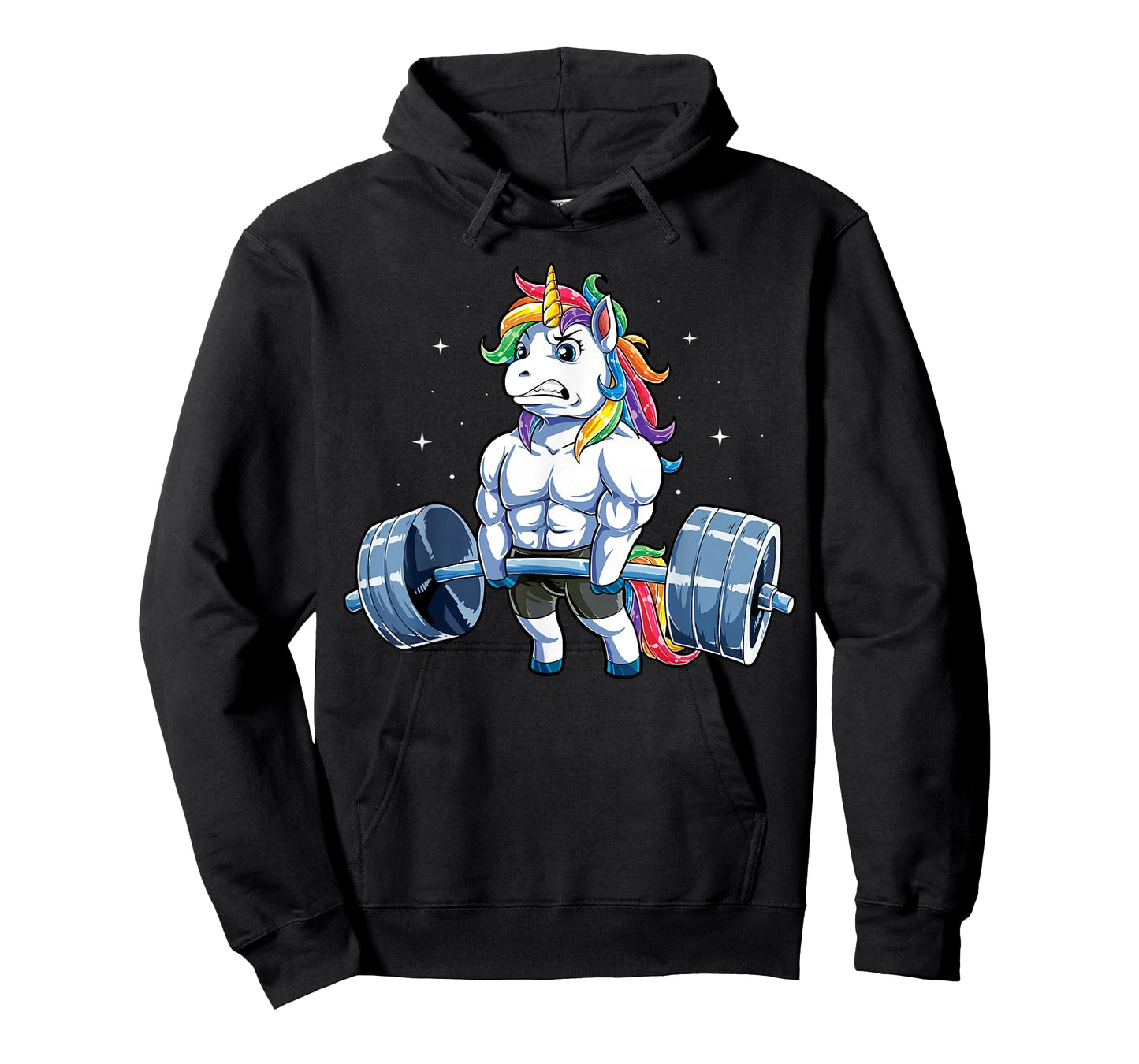 Unicorn Weightlifting Deadlift Fitness Gym Men Women Barbell T-Shirt