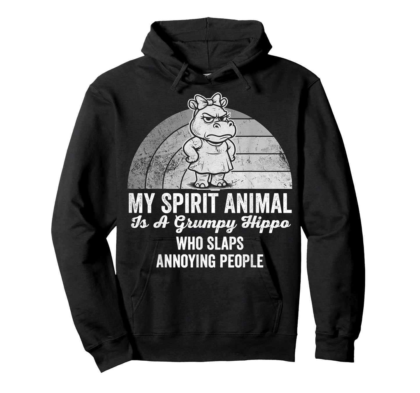 My Spirit Animal is A Grumpy Hippo T-Shirt