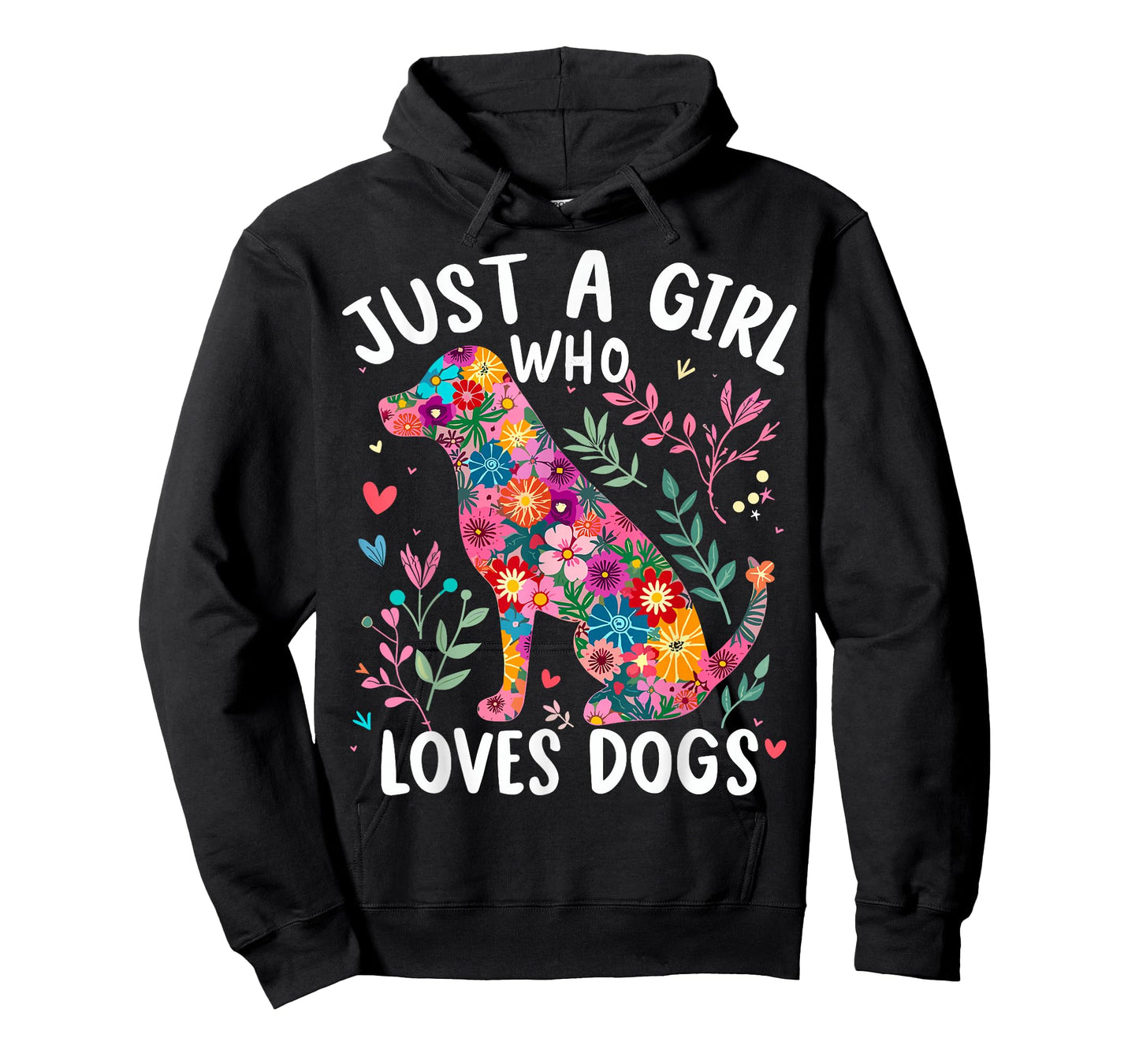 Dog Cute Just A Girl Who Loves Dogs T-Shirt