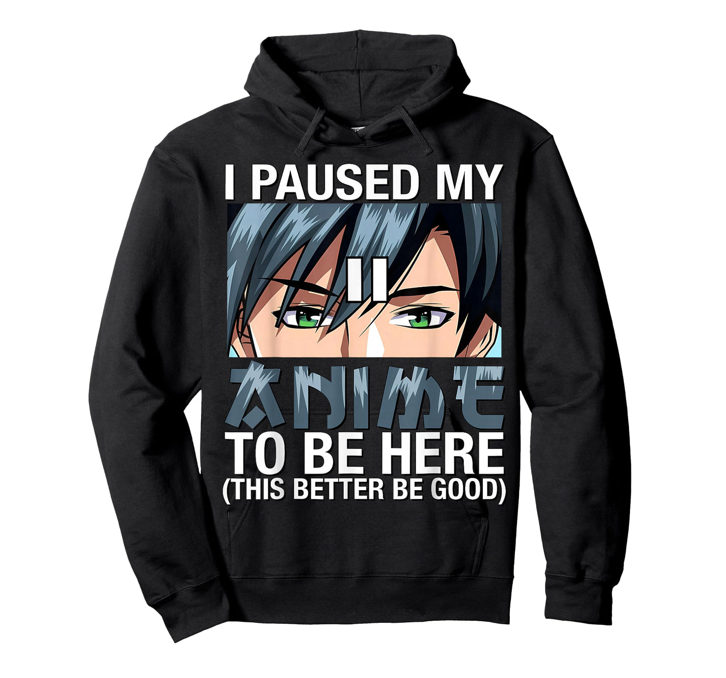 I Paused My Anime to Be Here Japan Kawaii Anime Men Boy Kids T-Shirt