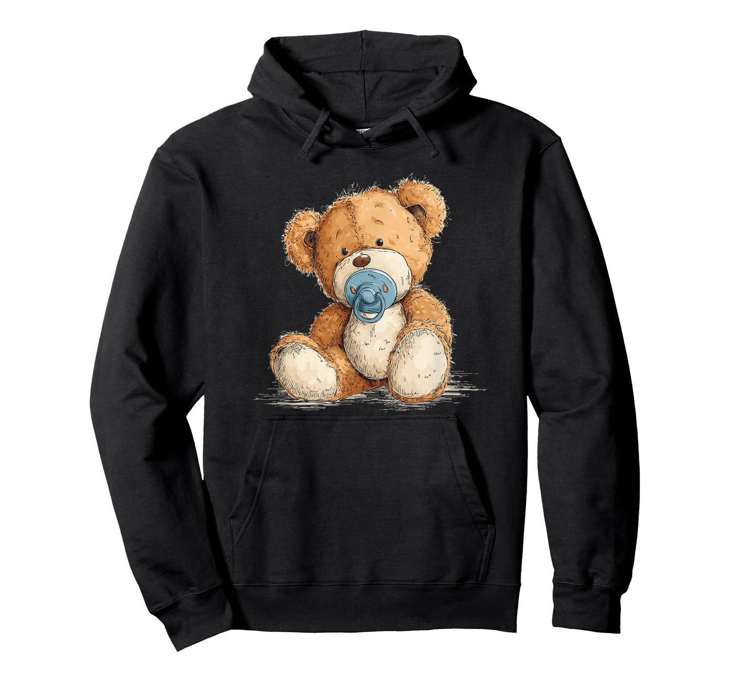 Cute Teddy Baby with Pacifier T-Shirt