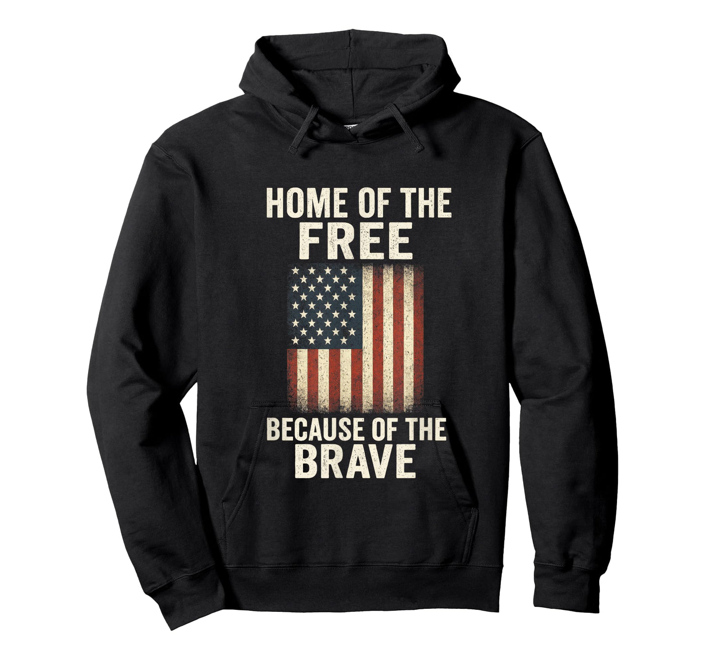 Home of The Free - Veteran USA Flag T-Shirt