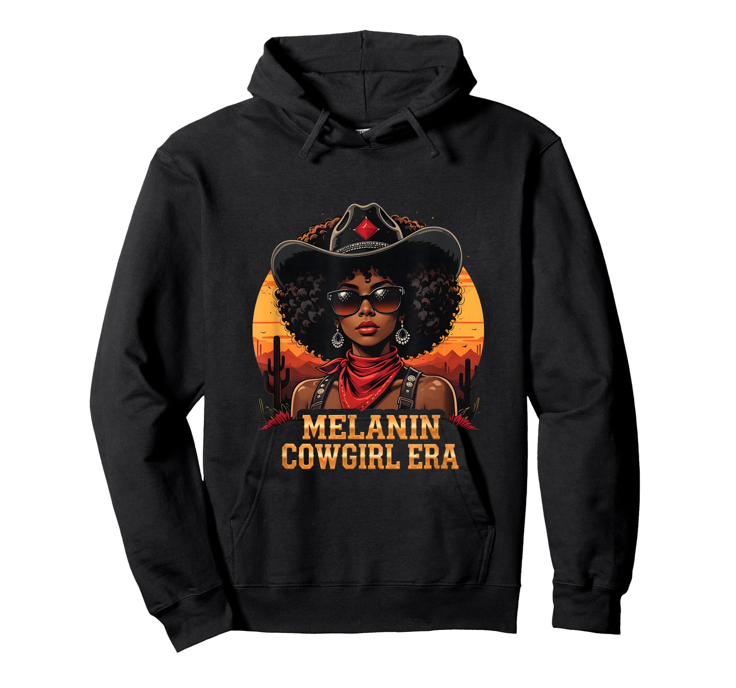 Melanin Cowgirl Era African American Cowgirl Western T-Shirt