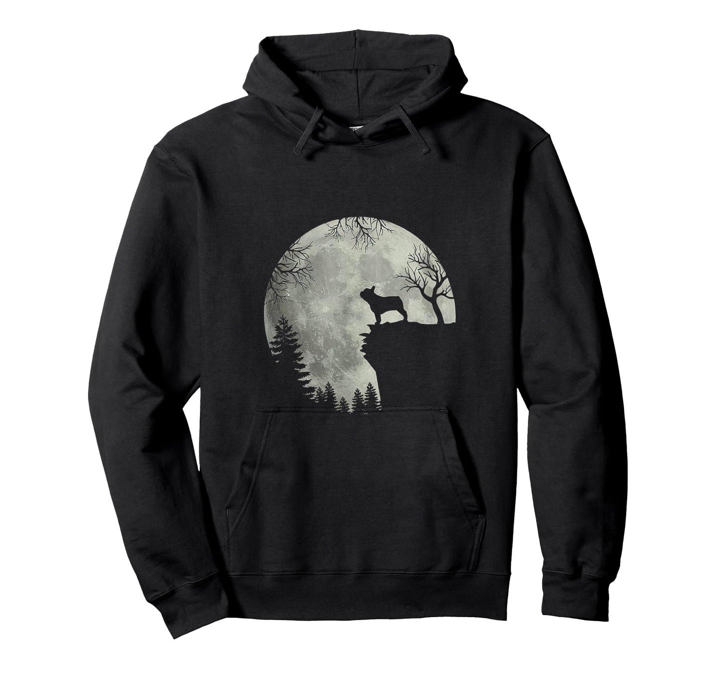 French Bulldog Dog and Moon Shirt Halloween Costume T-Shirt