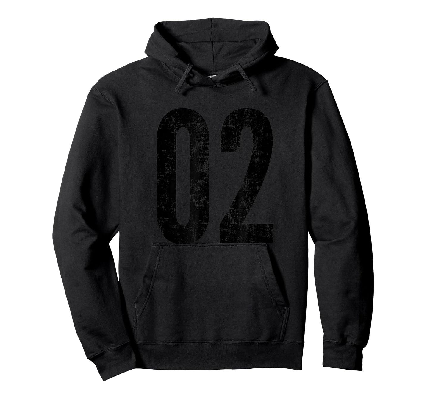Number 02 Distressed Vintage Sport Team Practice Training T-Shirt