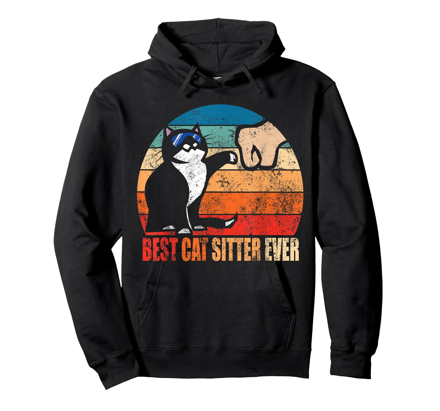 Best Cat Sitter Ever Funny Fist Bump T-Shirt