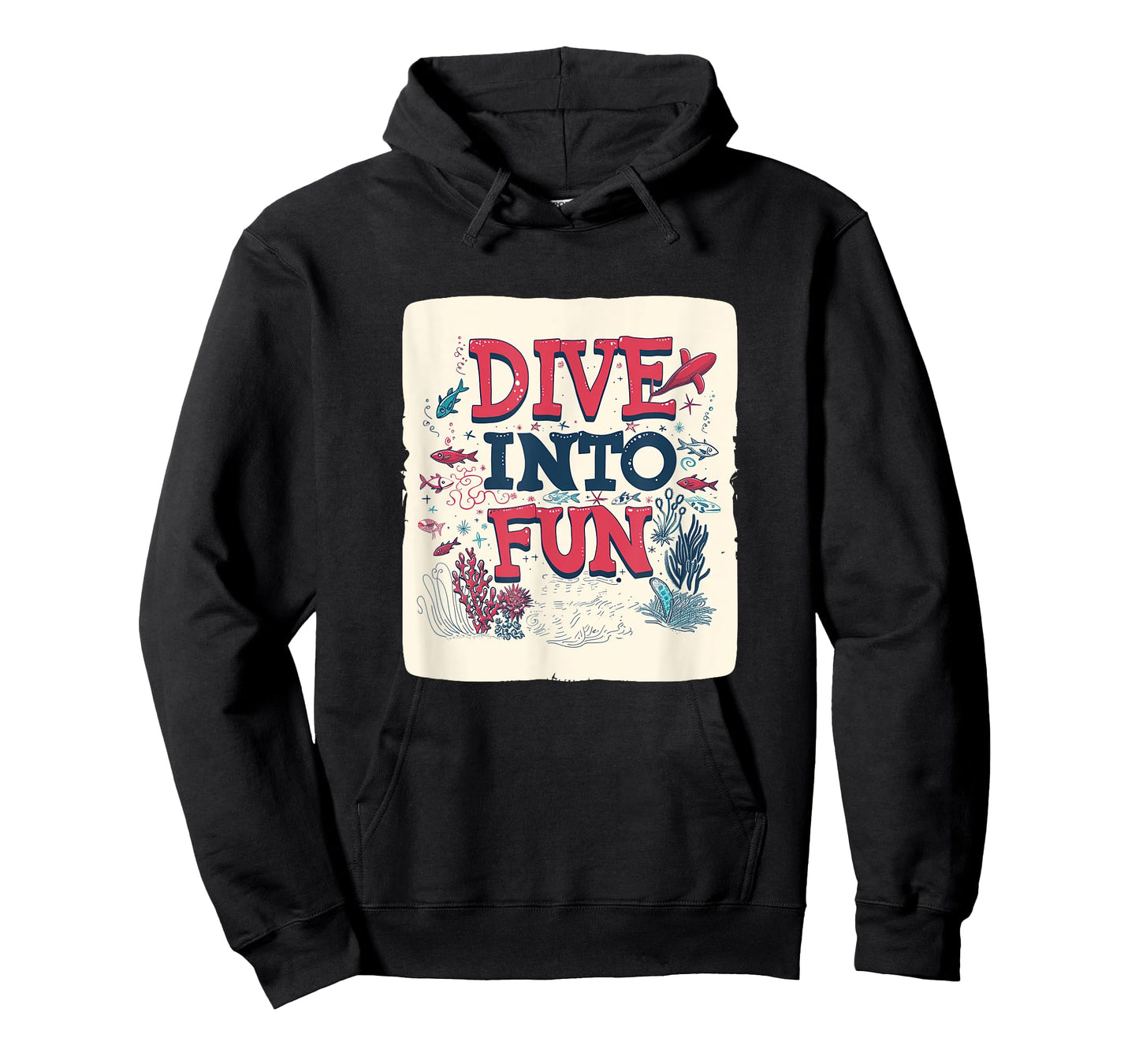 Ocean Animals with funny Dive into Fun Speech Outfit T-Shirt