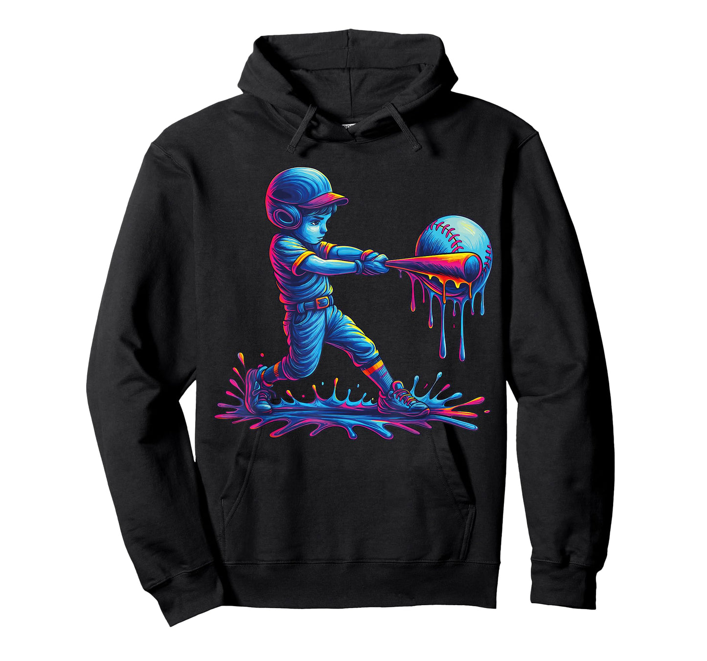 Baseball Drip For Boys Player Ice Cream Drip Baseball Stuff T-Shirt