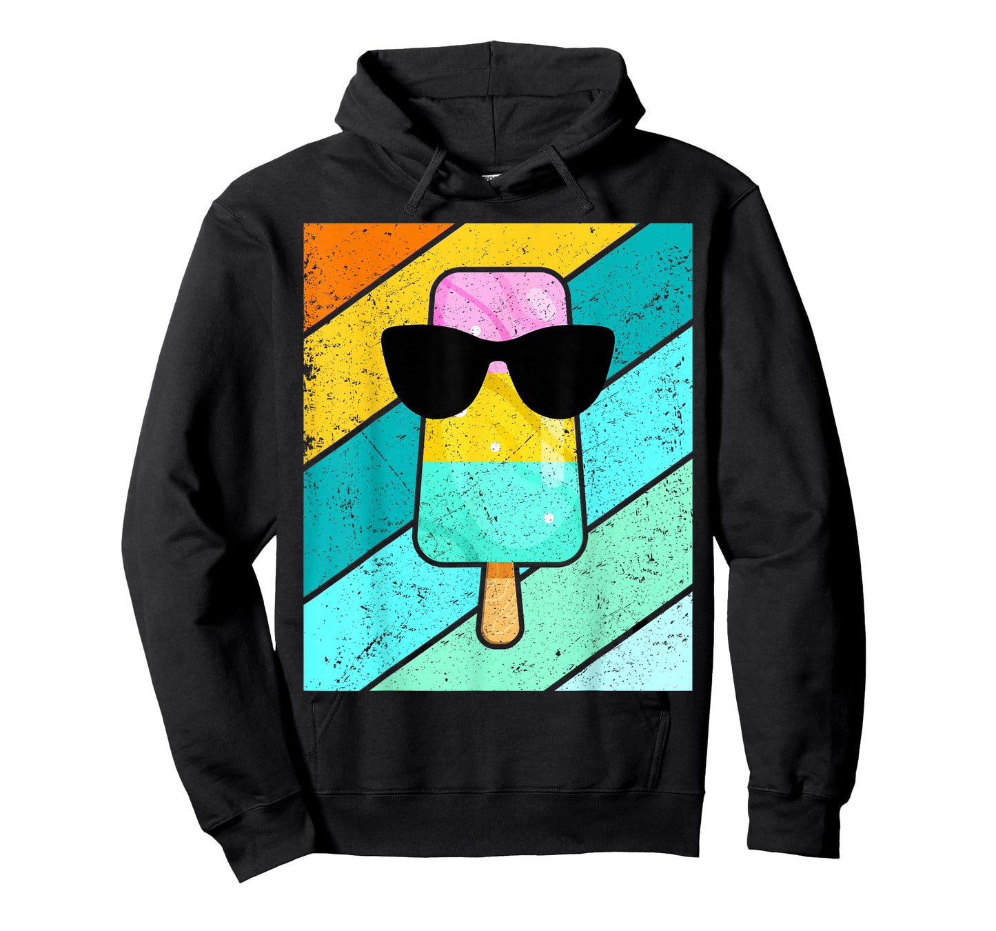 Cool Popsicle Summer Break Sunglass Funny Ice Cream Lover T-Shirt
