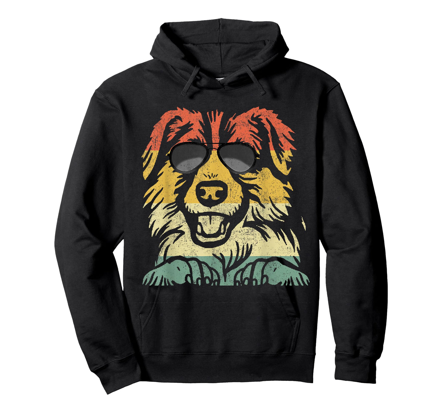 Cool English Shepherd Lover Dogs Retro Vintage T-Shirt