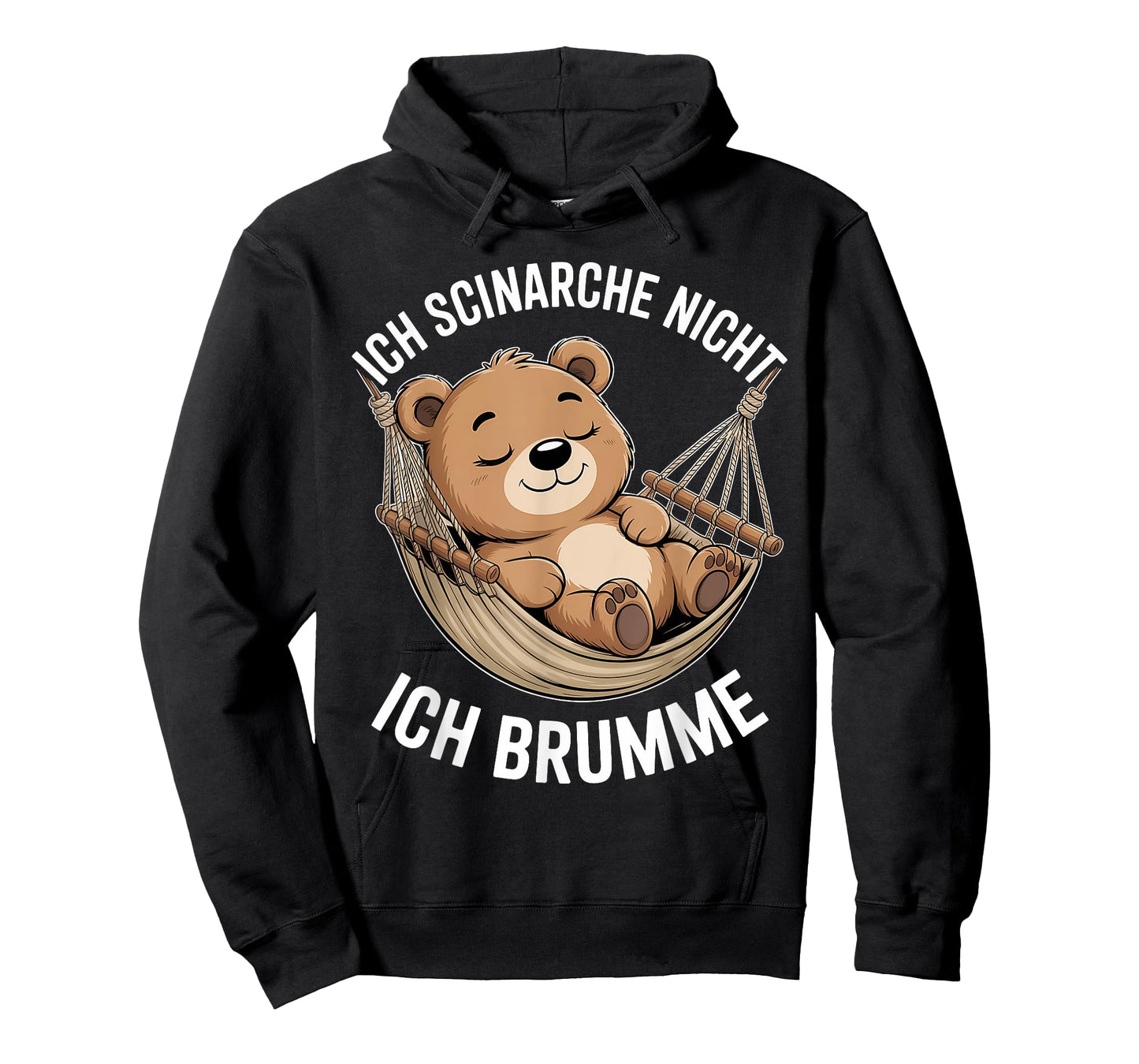 Cute Bear in Hammock I Don't Snore I hum T-Shirt