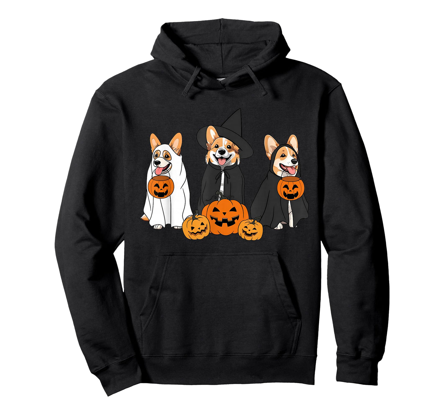 Funny Halloween Ghost Dog Pumpkin Spooky Season T-Shirt