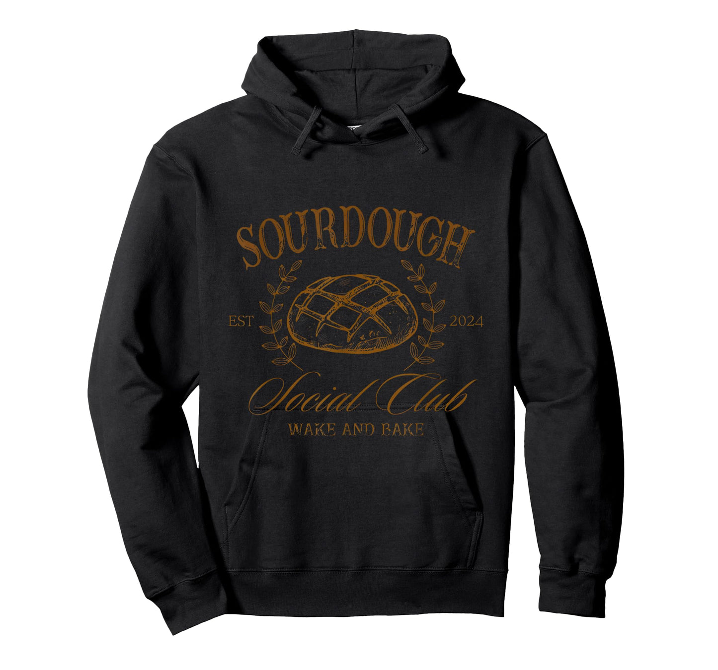 Sourdough Social Club Vintage Homemade Rustic Loaf Bread T-Shirt