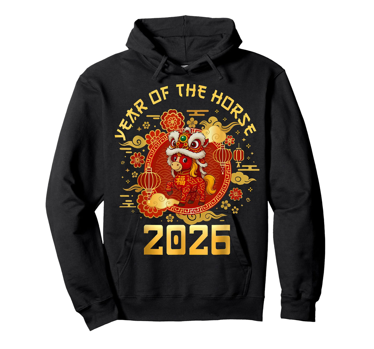 Year of The Horse 2026 Family Matching Mens Womens Kids T-Shirt