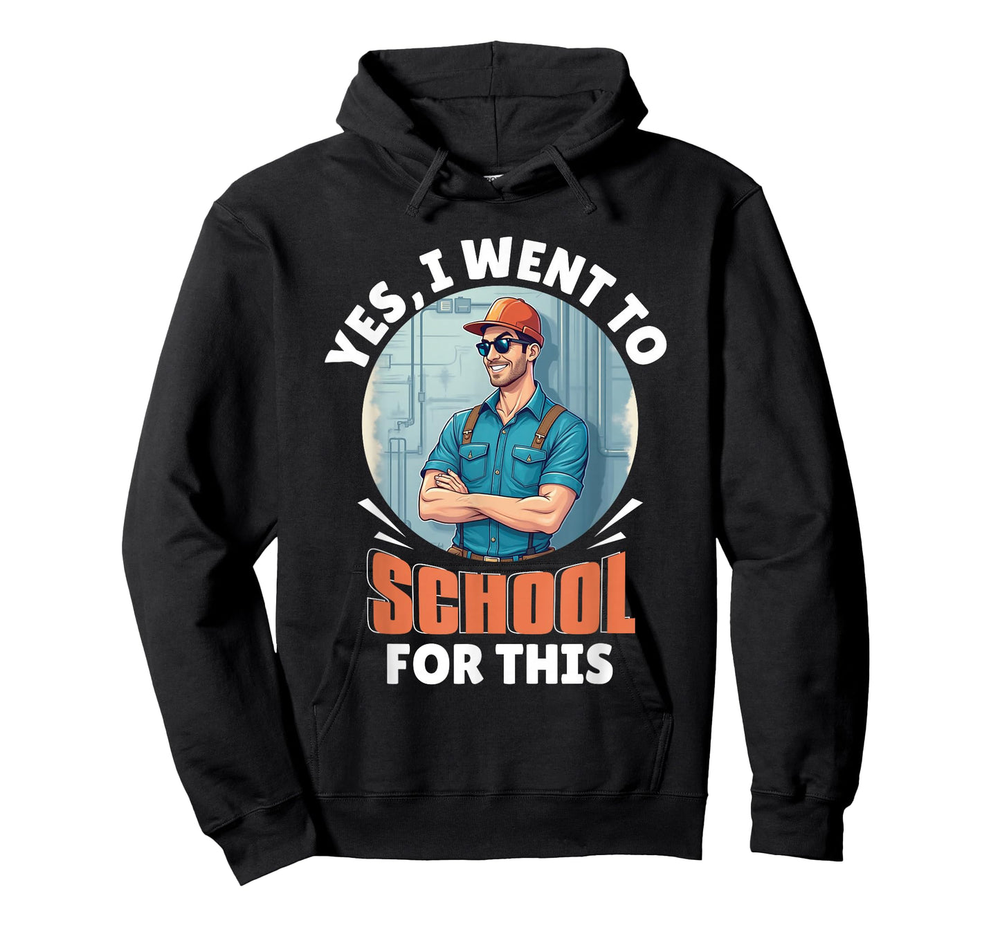 HVAC Went to School | Ideal for Commercial HVAC Contractors T-Shirt