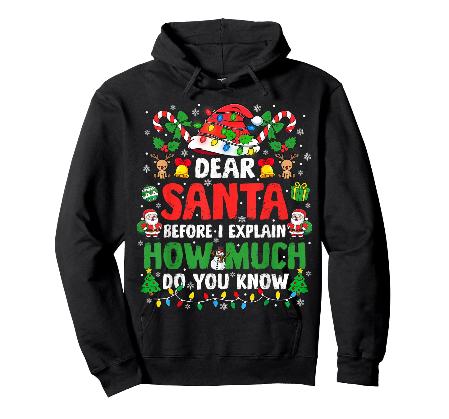 Dear Santa I Can Explain Funny Christmas Shirts Kids Adults T-Shirt