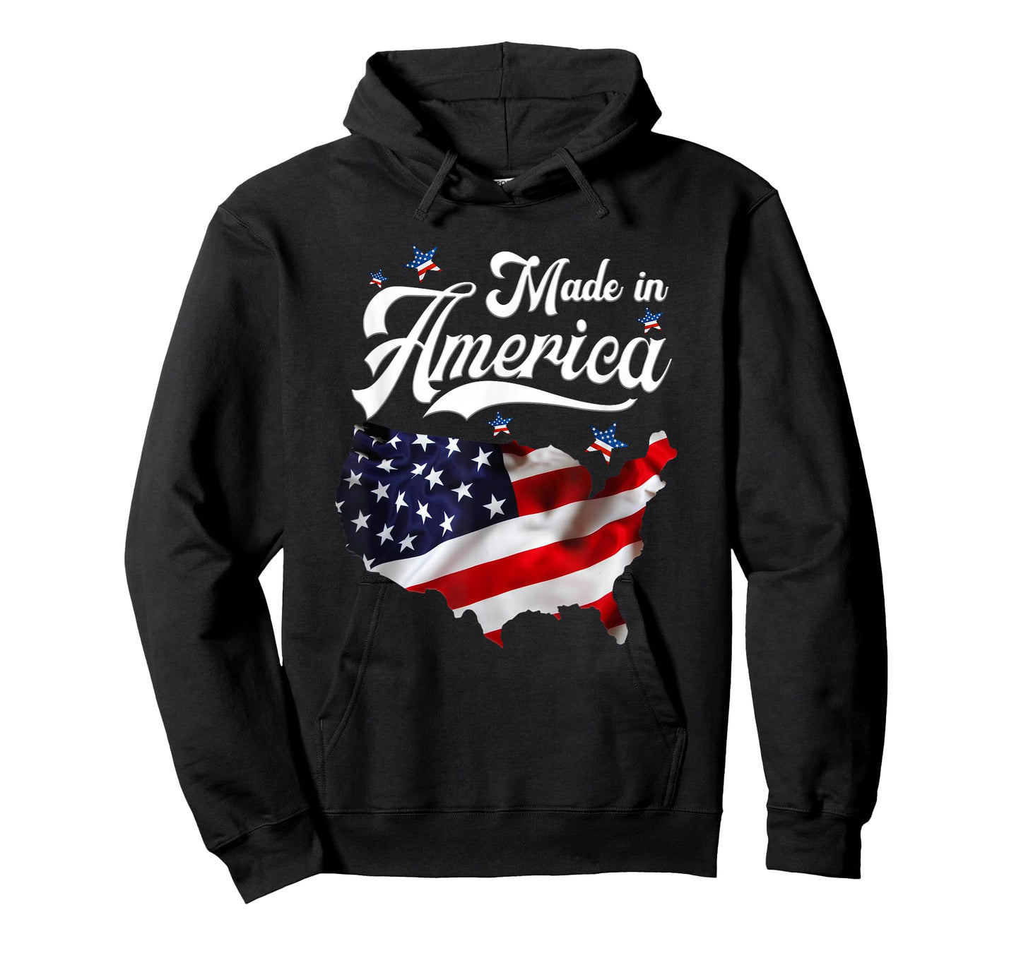 Made in America Pride | Patriotic Spirit Red White and Blue T-Shirt