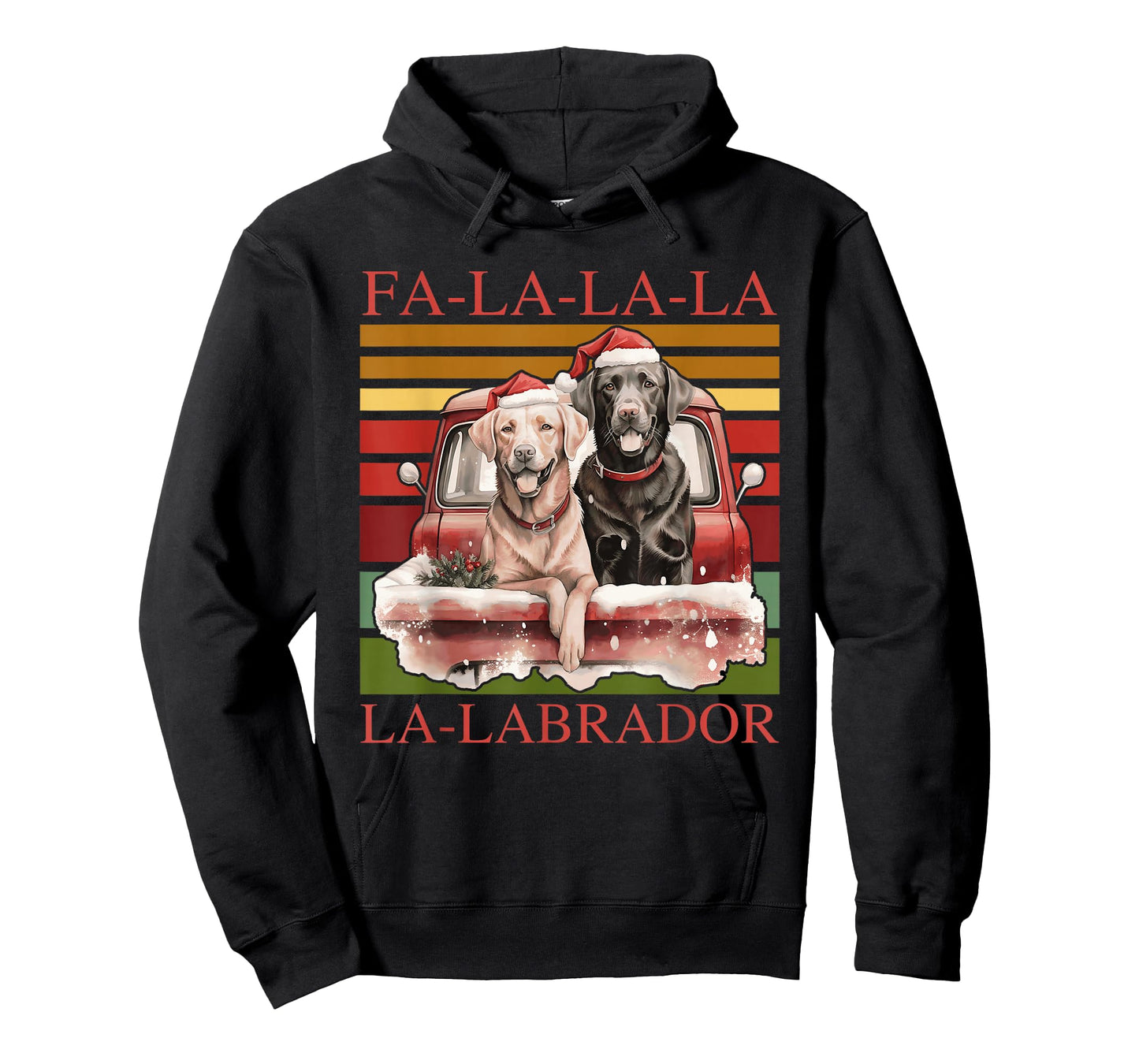FA-La-La-La La-Labrador Dog Xmas Christmas Holiday Quote T-Shirt