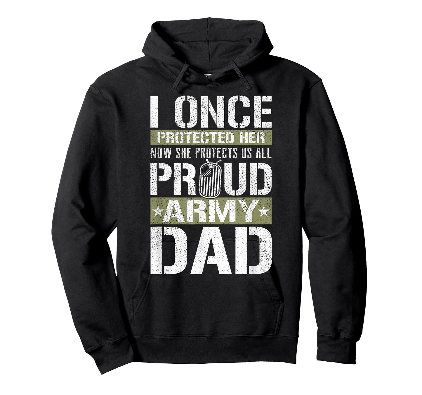 Proud Army Dad Support Military Daughter T-Shirt