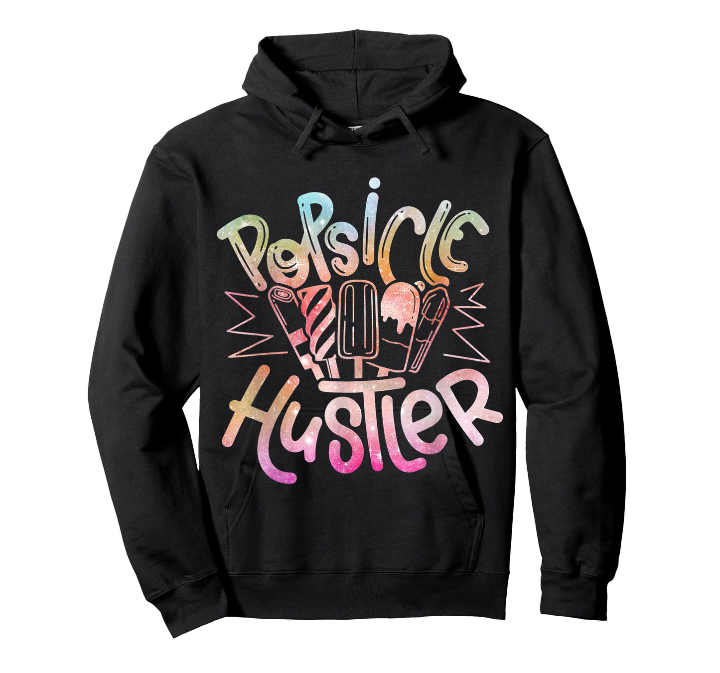 Funny Ice Cream Retro Popsicle Hustler Men Women Kids T-Shirt