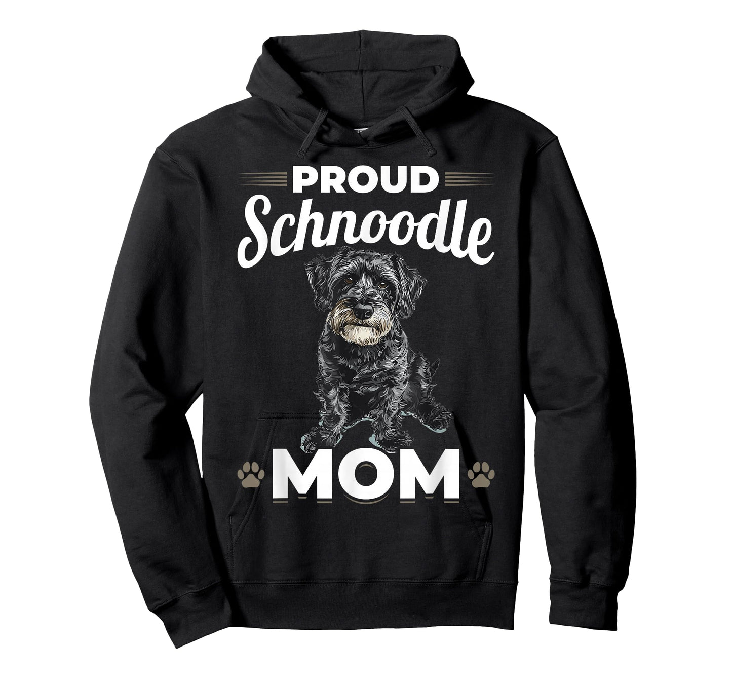 Schnoodle Snoodle Dog Breed Proud Schnoodle Mom T-Shirt