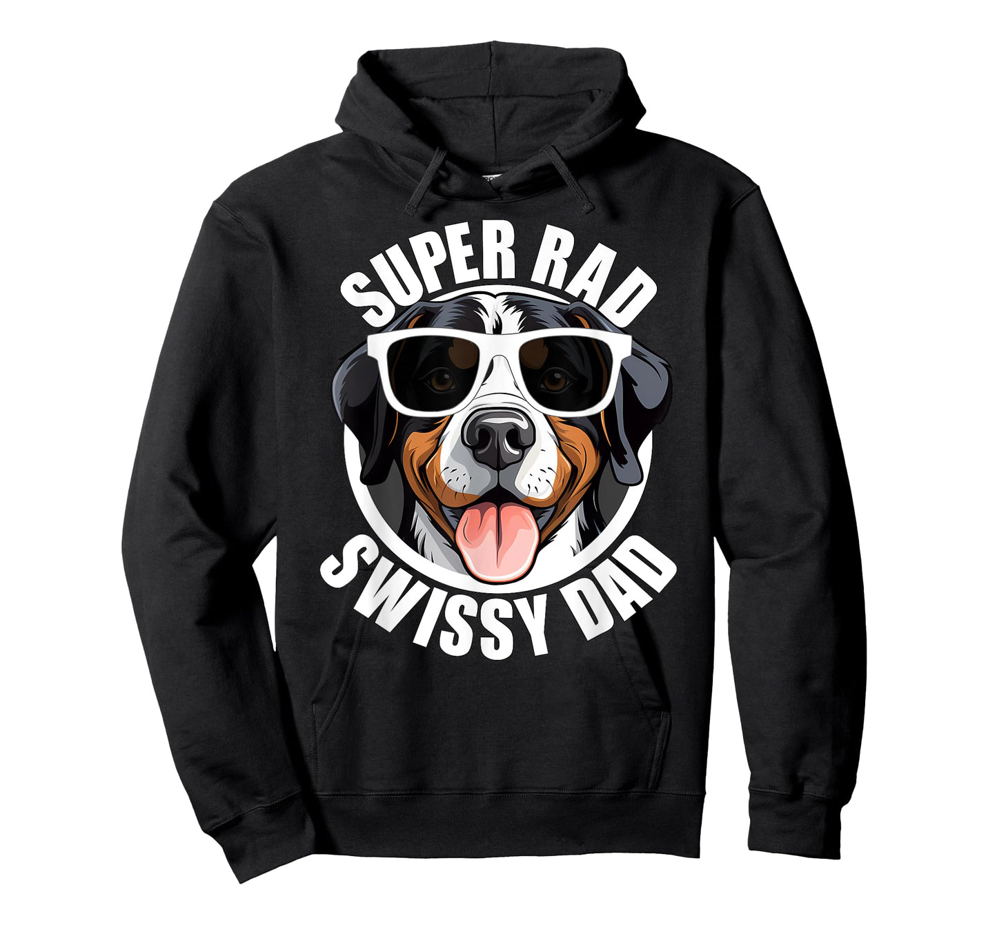 Greater Swiss Mountain Dog Swissy Dad Cute Puppy Father Men T-Shirt