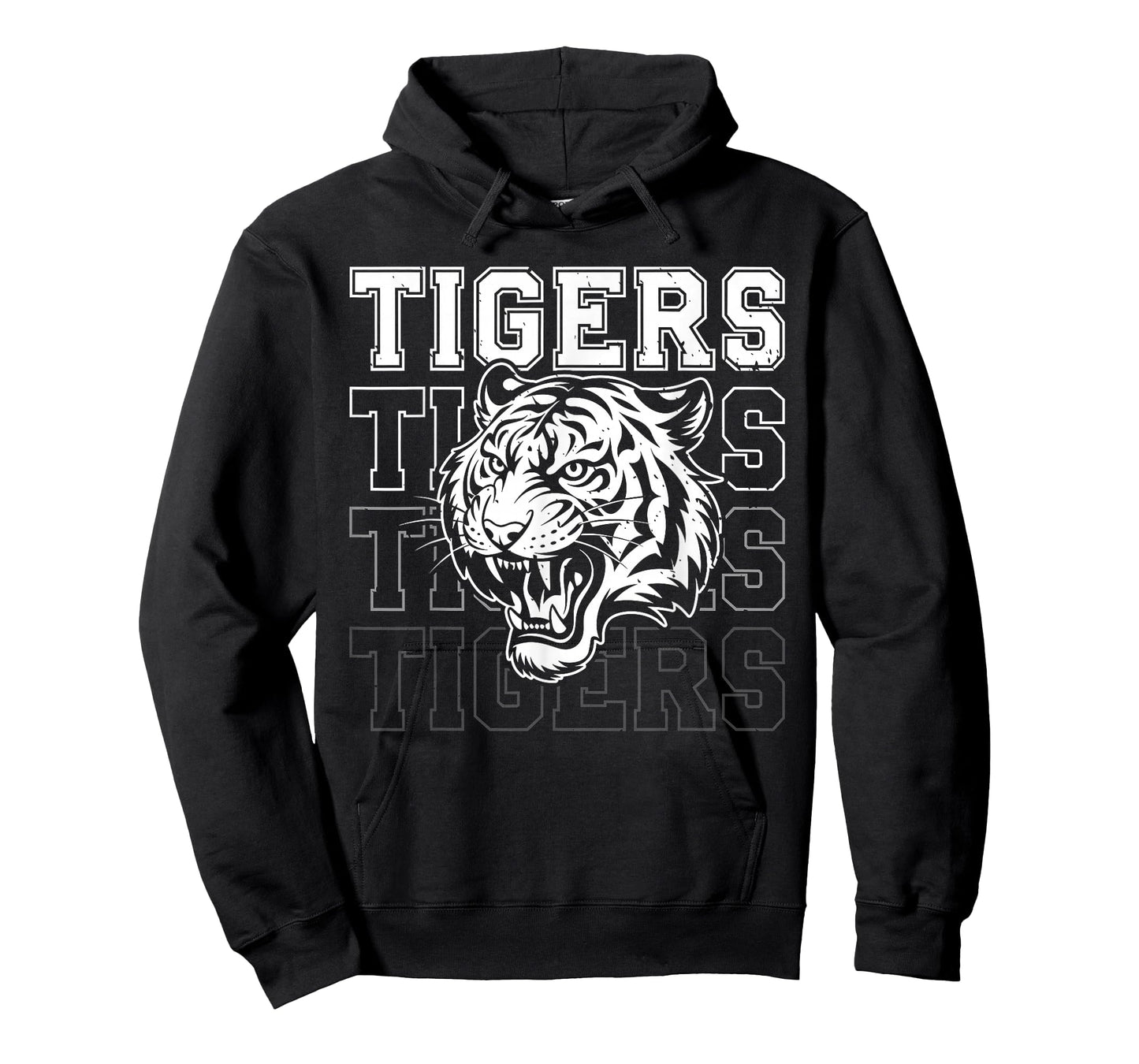 Retro Tigers Throwback Style Classic Vintage For Men Women T-Shirt